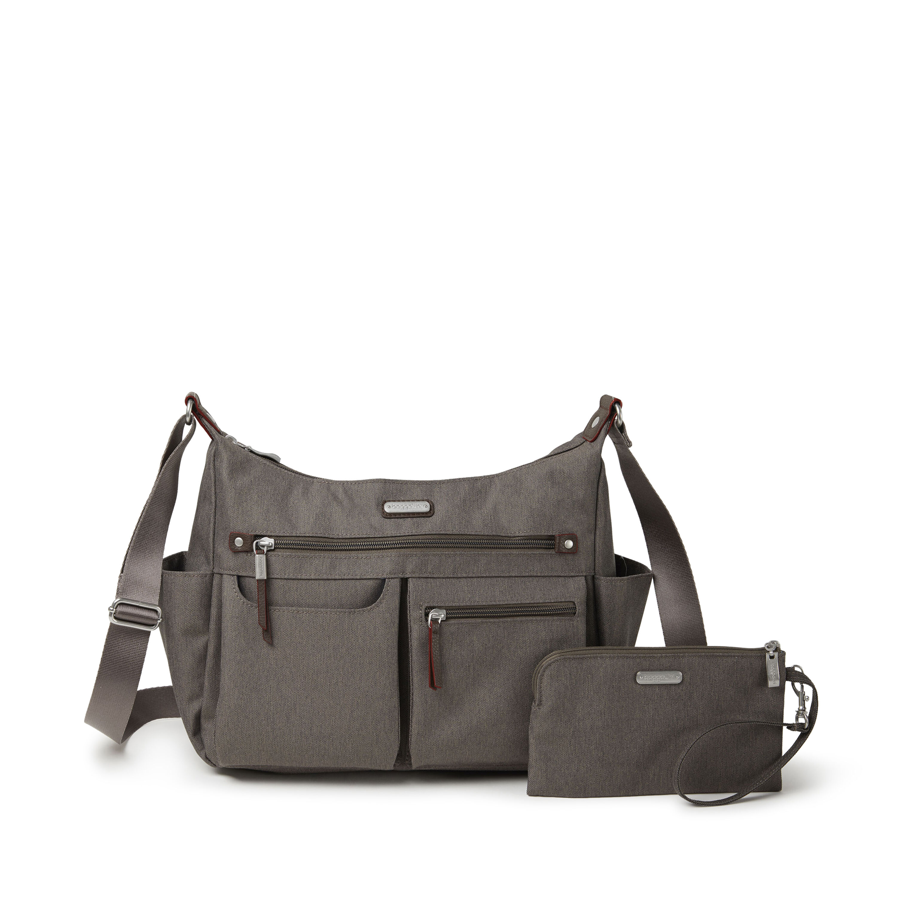 Anywhere Large Hobo Tote With RFID Phone Wristlet