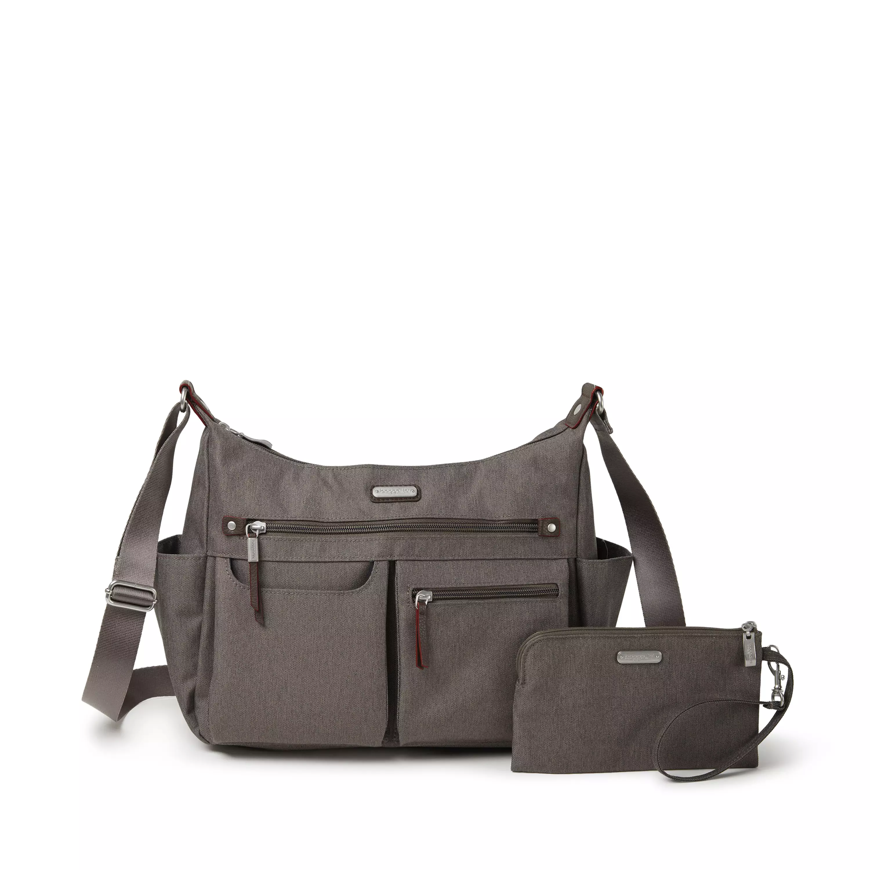 Anywhere Large Hobo Tote With RFID Phone Wristlet