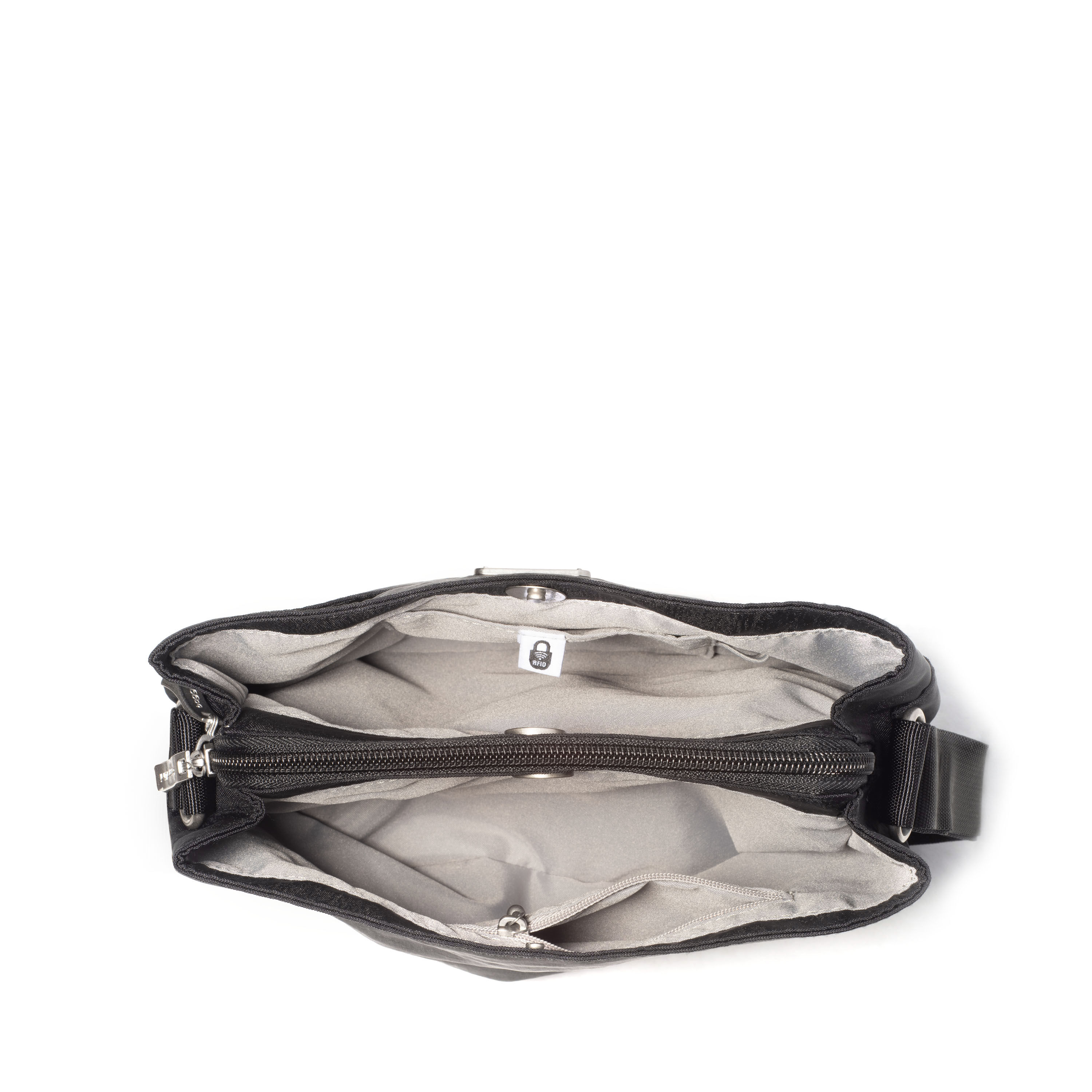 Triple Compartment Crossbody Bag