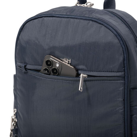 anti theft backpack laptop bag FR Fashion Co. 18" Anti-Theft Pocket Travel Blue this compact design can fit plenty of stuff for your next adventure Pacsafe Citysafe CS300 Anti theft