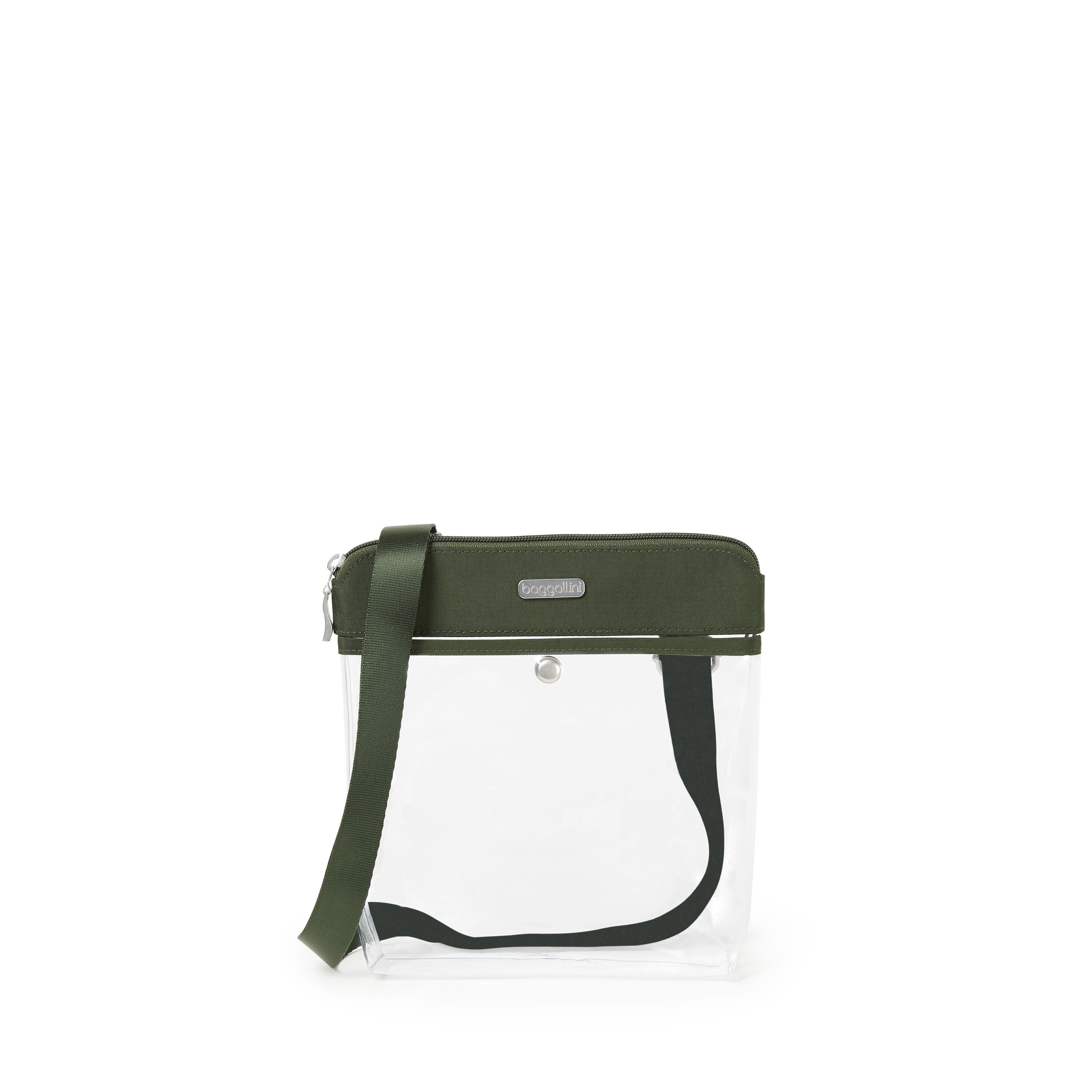 Double Pocket Clear Crossbody Bag
