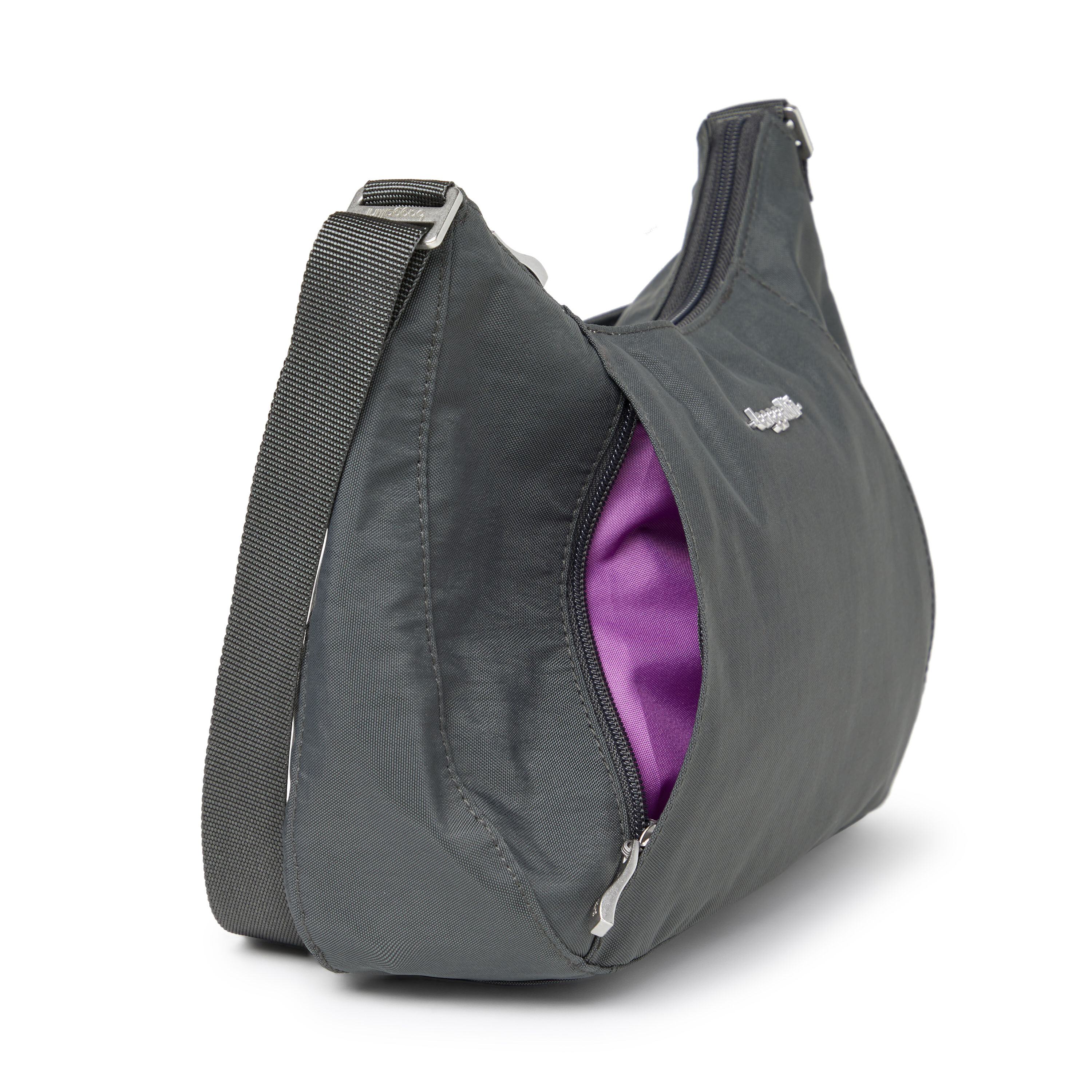 Slim Crossbody Hobo With Rfid