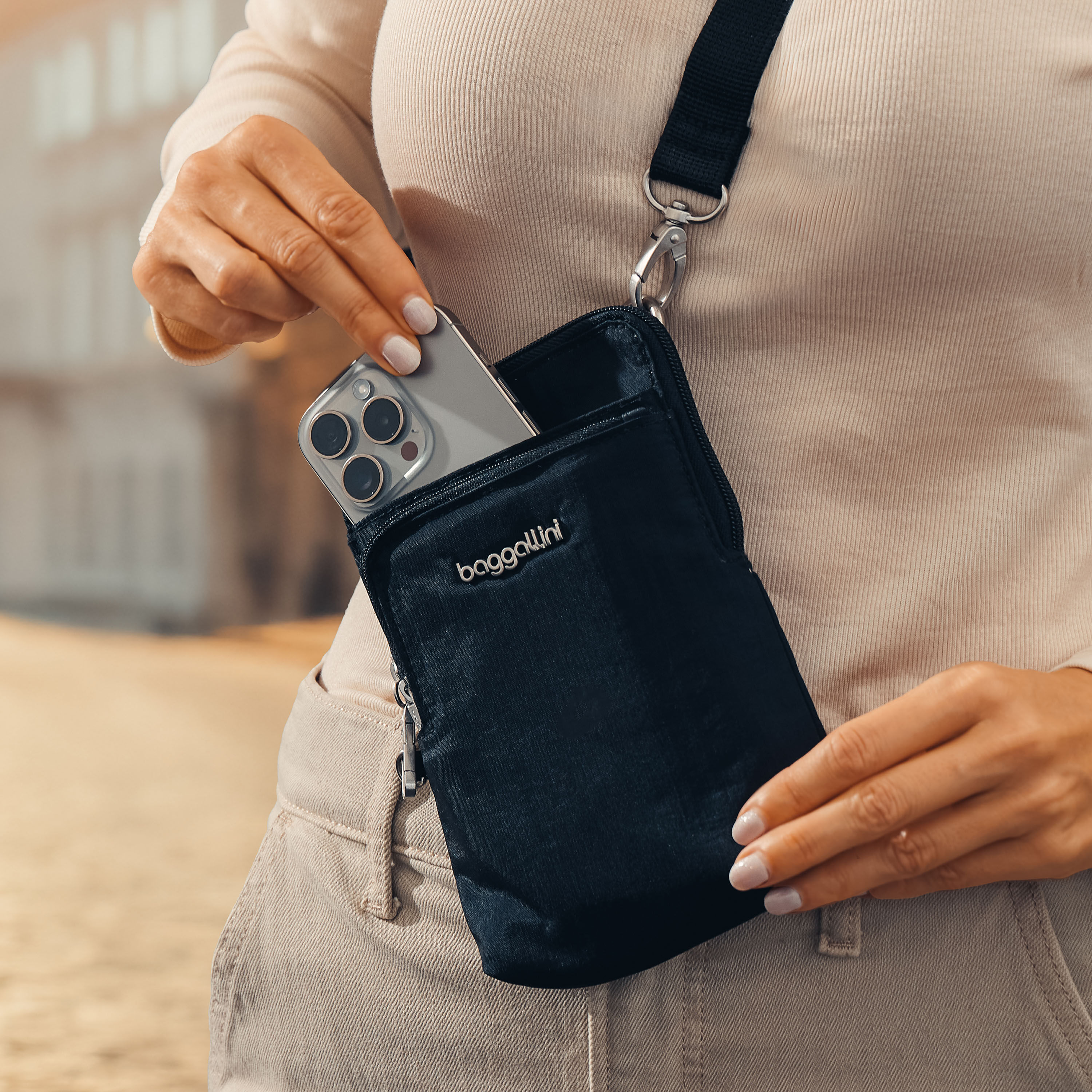 Securtex Anti-Theft Activity Crossbody Bag