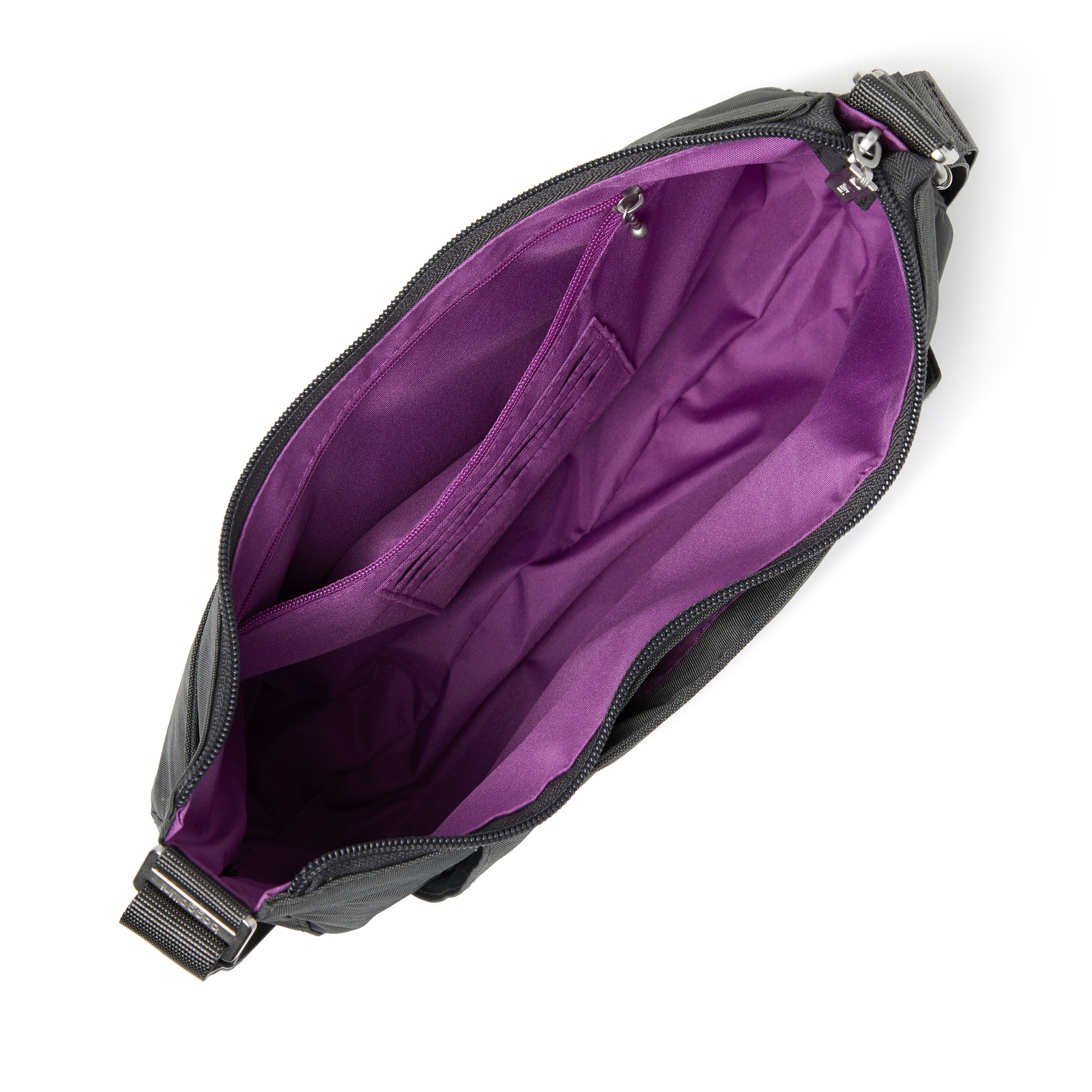 Slim Crossbody Hobo With Rfid