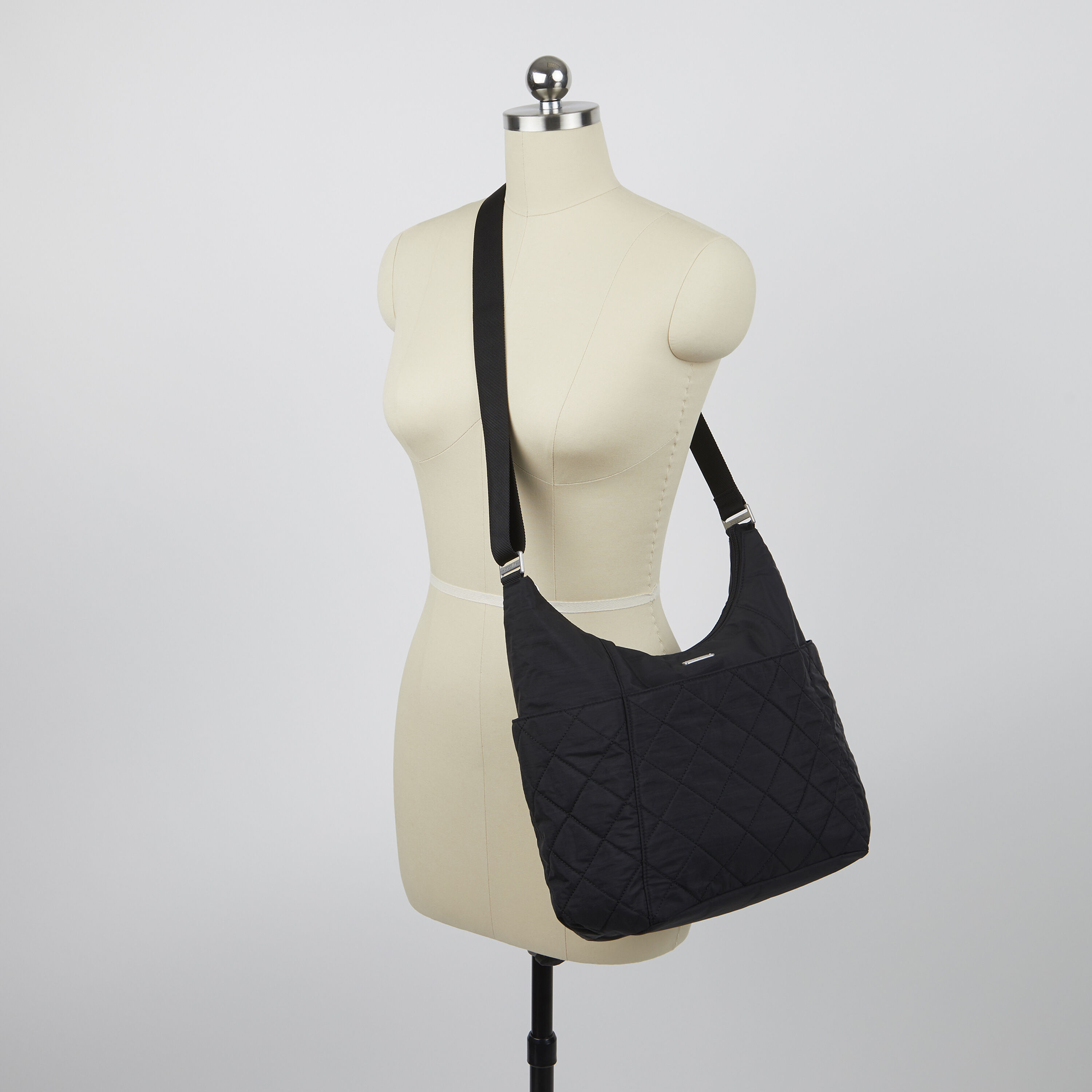 Quilted Hobo Tote Bag