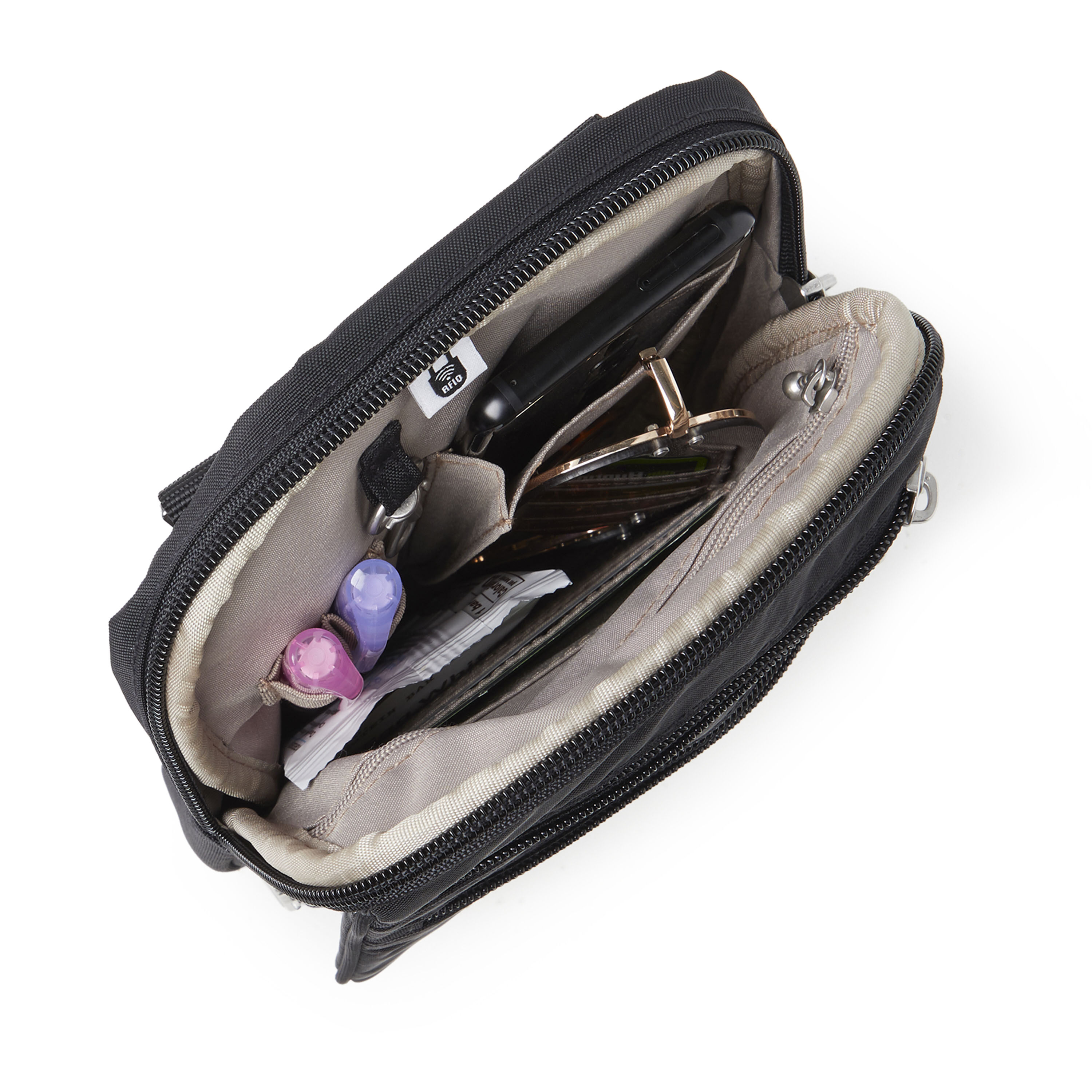 RFID Journey Crossbody Bag