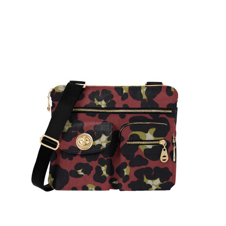 Stylish Cheetah Crossbody Handbag Gold Sydney baggallini