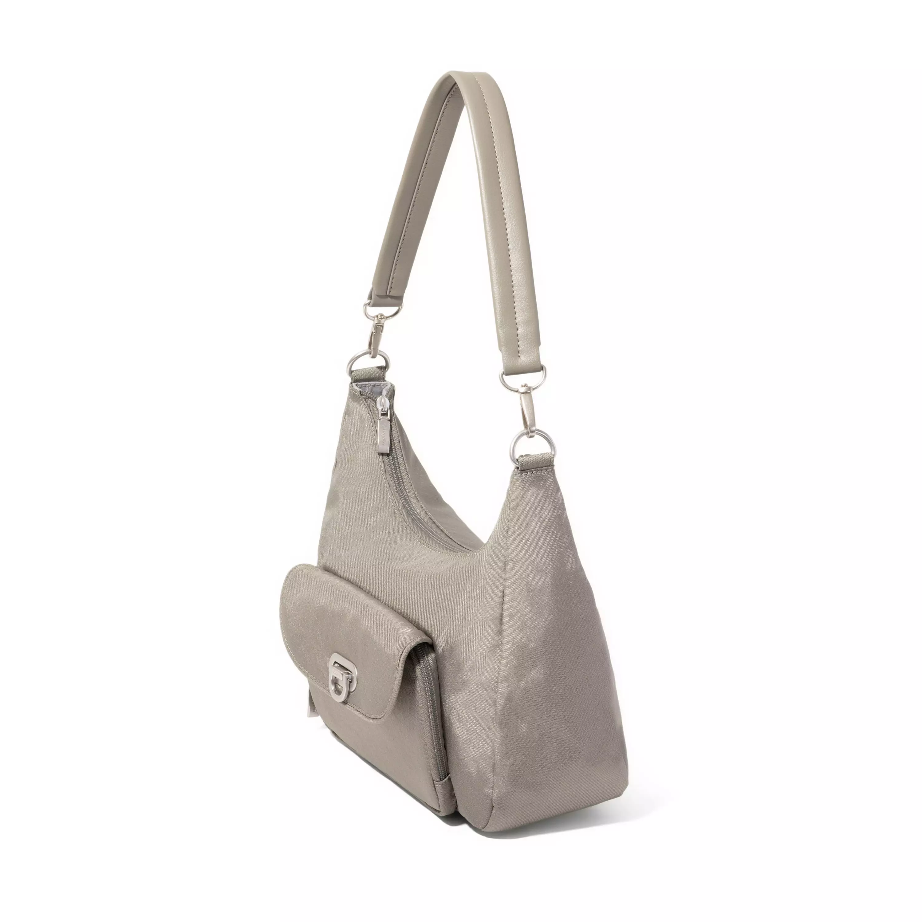 Coastal Flip Lock Half Moon Bag