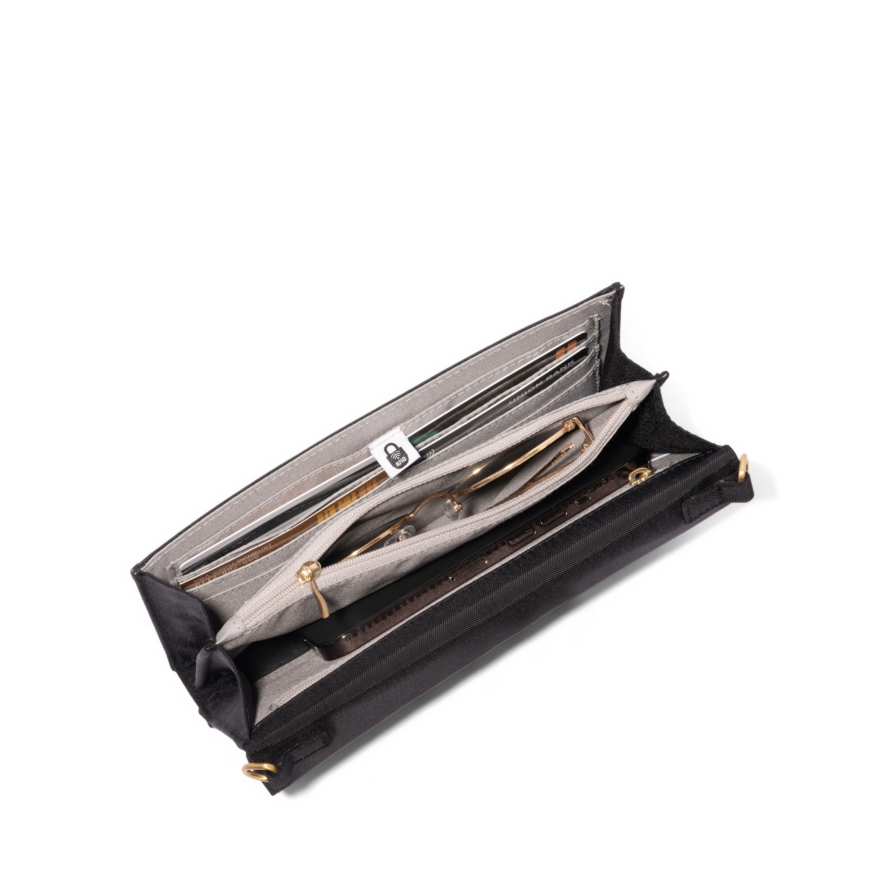 Coastal Flip Lock RFID Phone Wallet Crossbody