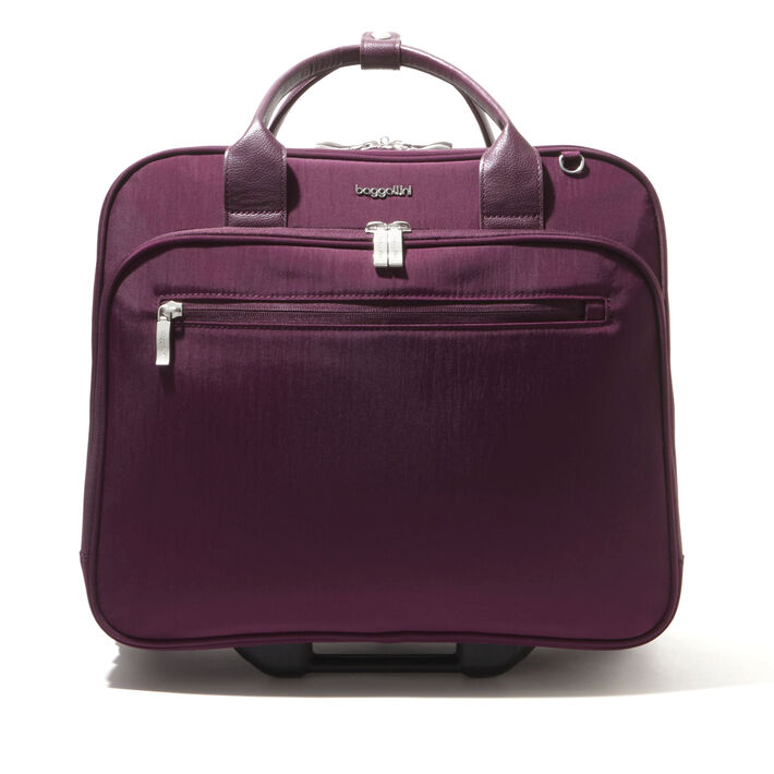 Baggallini 2 Wheel Tote - Mulberry Baggallini 2 Wheel Tote - Mulberry