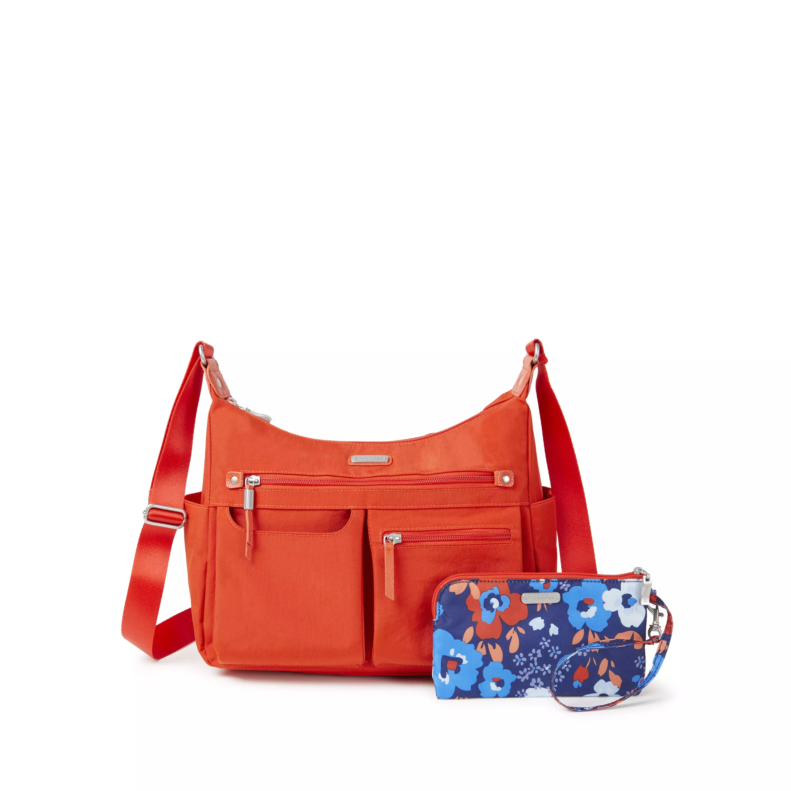Anywhere Large Hobo Tote With RFID Phone Wristlet