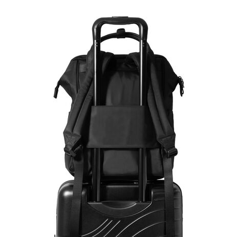 baggallini brussels laptop backpack black bag Portmantos this lightweight design minimizes travel fatigue and securely holds laptops in a dedicated padded pocket Baggallini On The Go Laptop