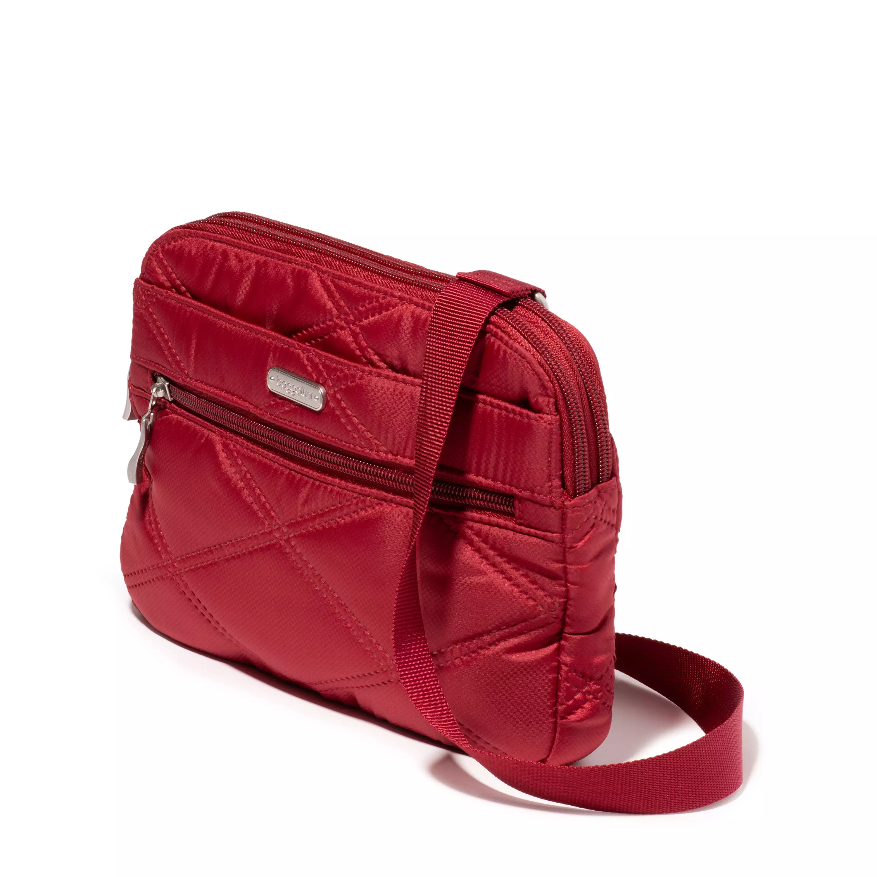 Quilted Double Zip Anytime Crossbody