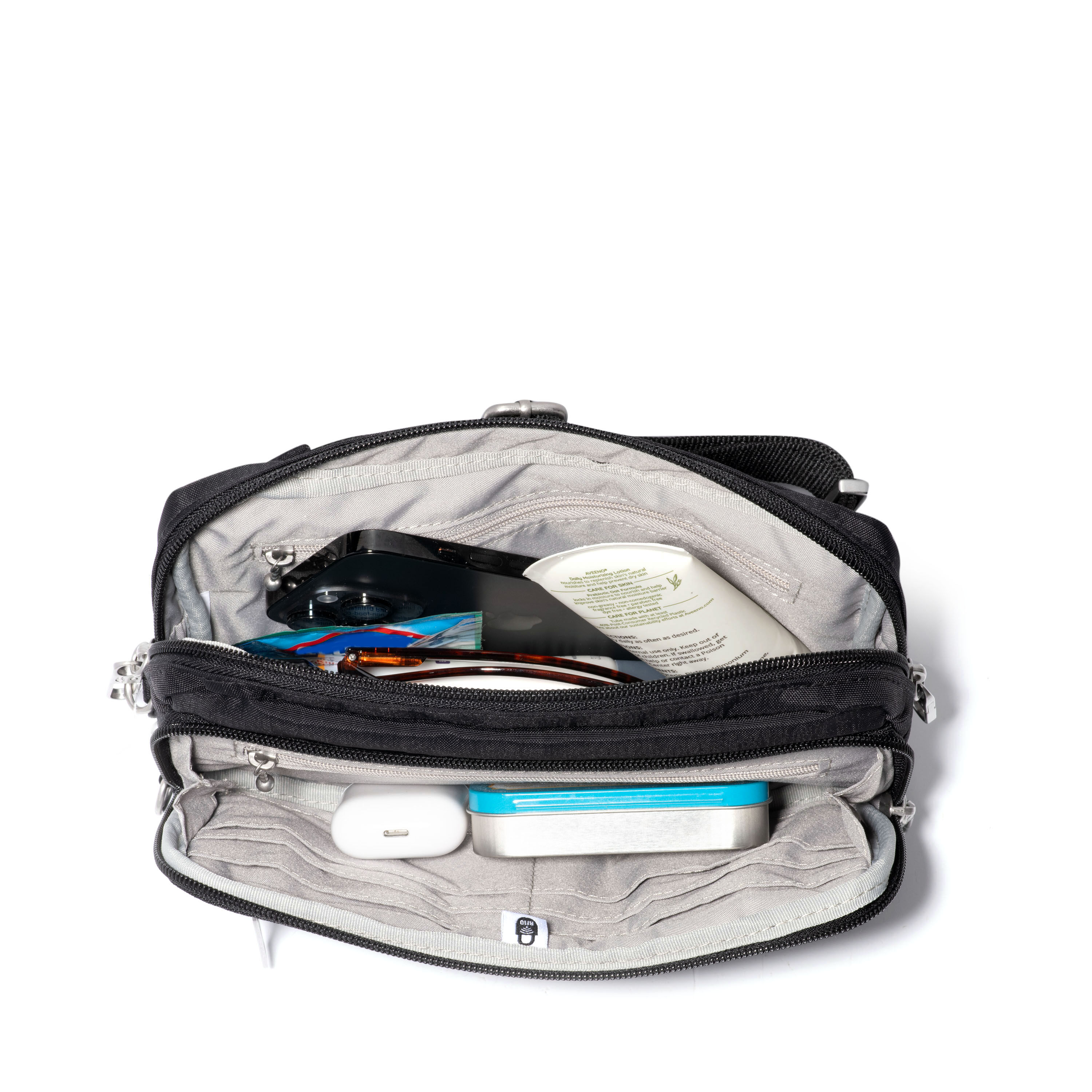 【BAGARCH】 NYLON SLING BAG Securtex Anti-Theft Belt Bag Sling