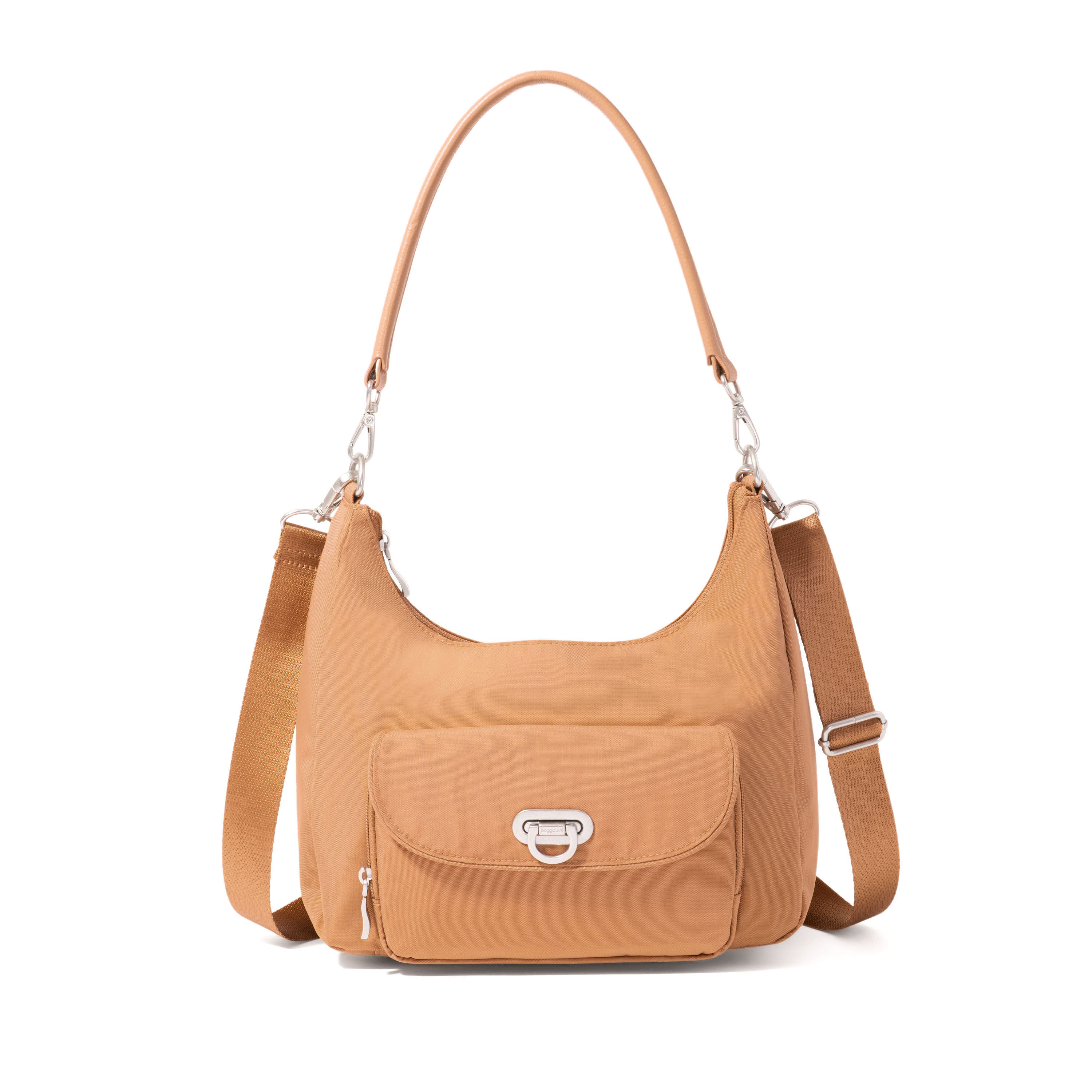 Coastal Flip Lock Half Moon Bag
