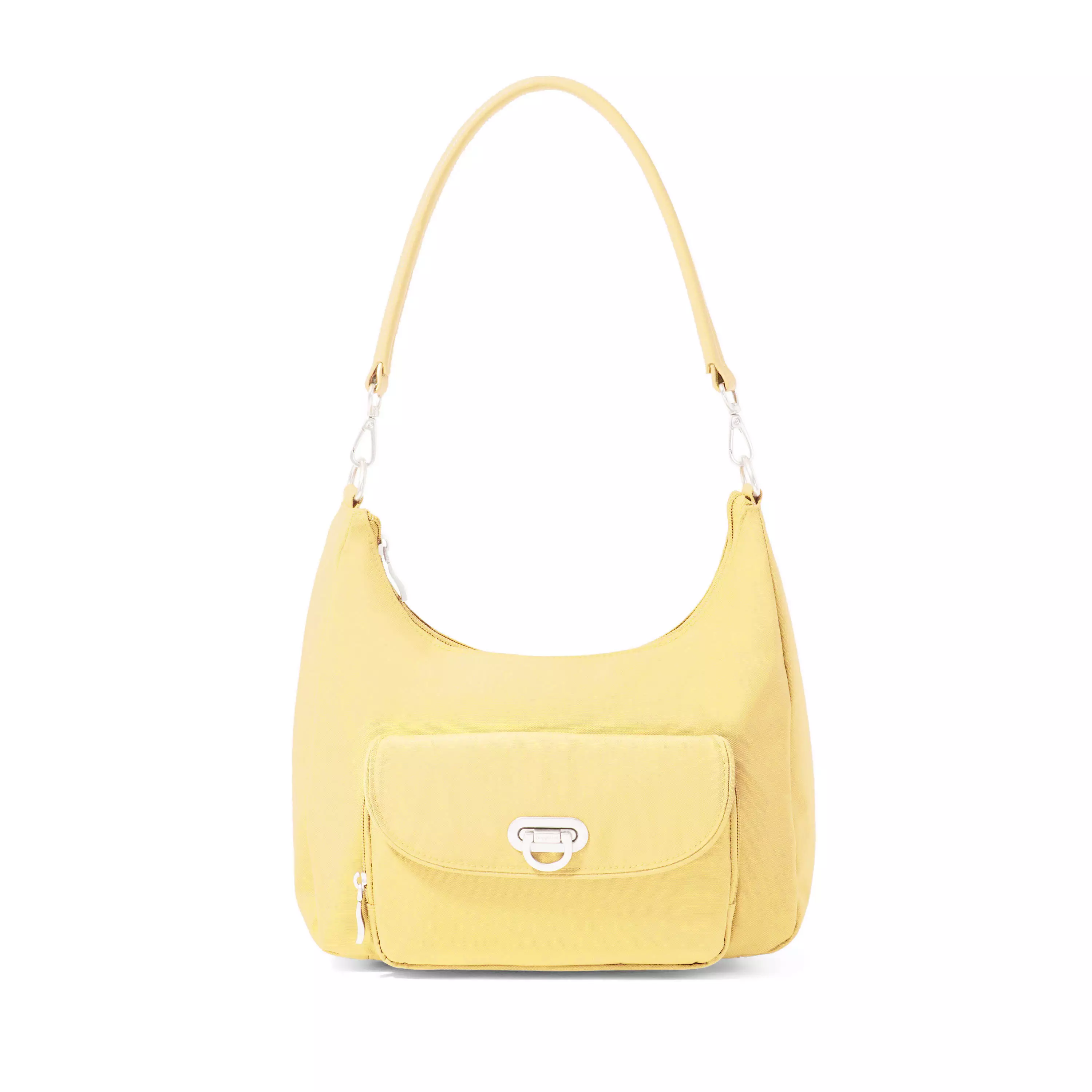 Coastal Flip Lock Half Moon Bag