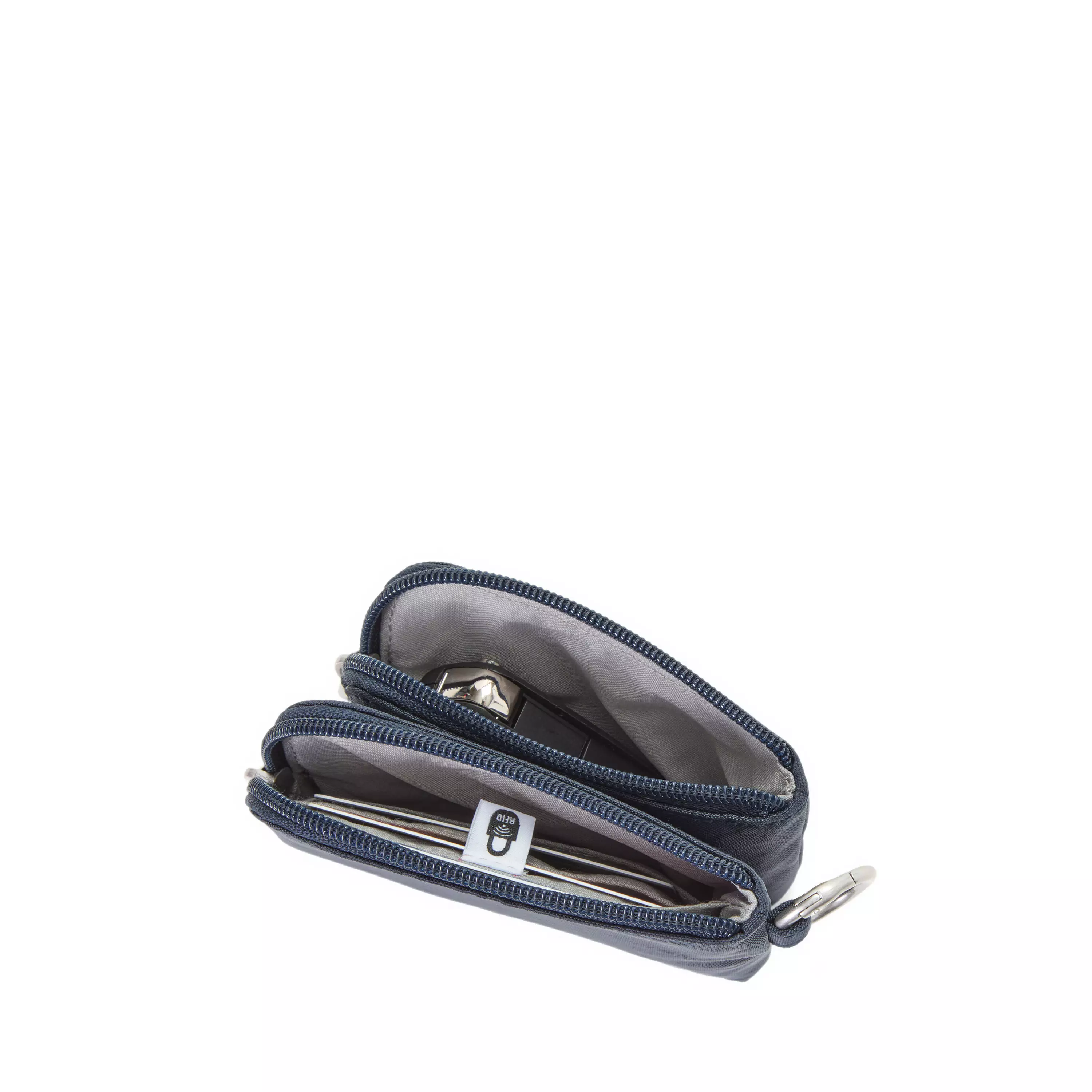 Double Zip Card Pouch