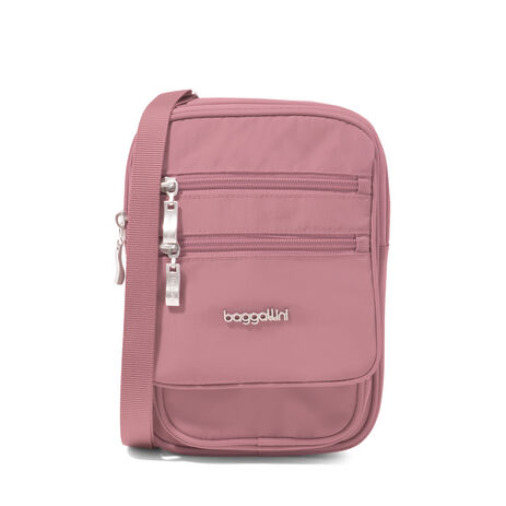 Baggallini Women's RFID Journey Crossbody Bag - Dusty Mauve Baggallini Women's RFID Journey Crossbody Bag - Dusty Mauve