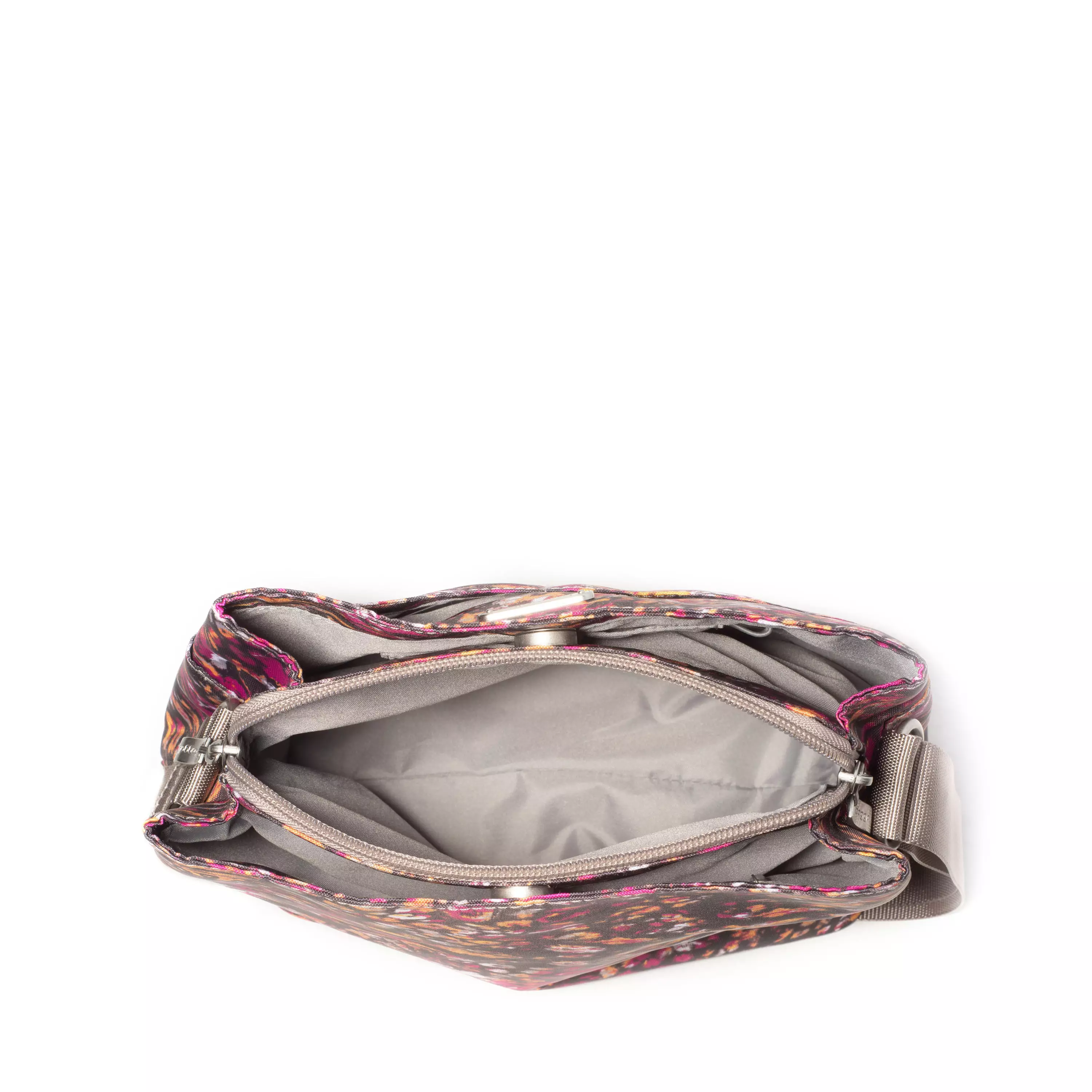 Triple Compartment Crossbody Bag