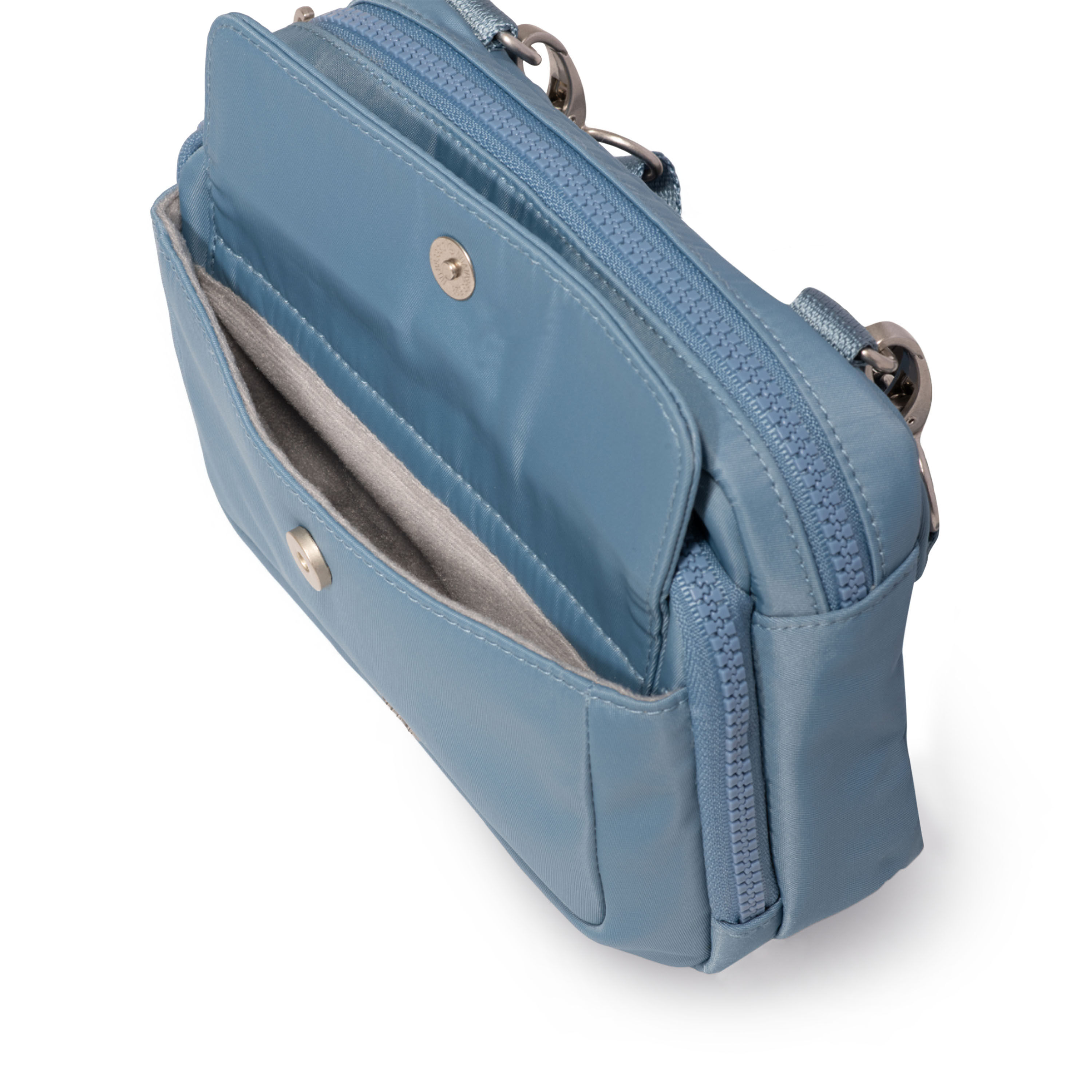 ゆゆ Modern Double Zip Crossbody