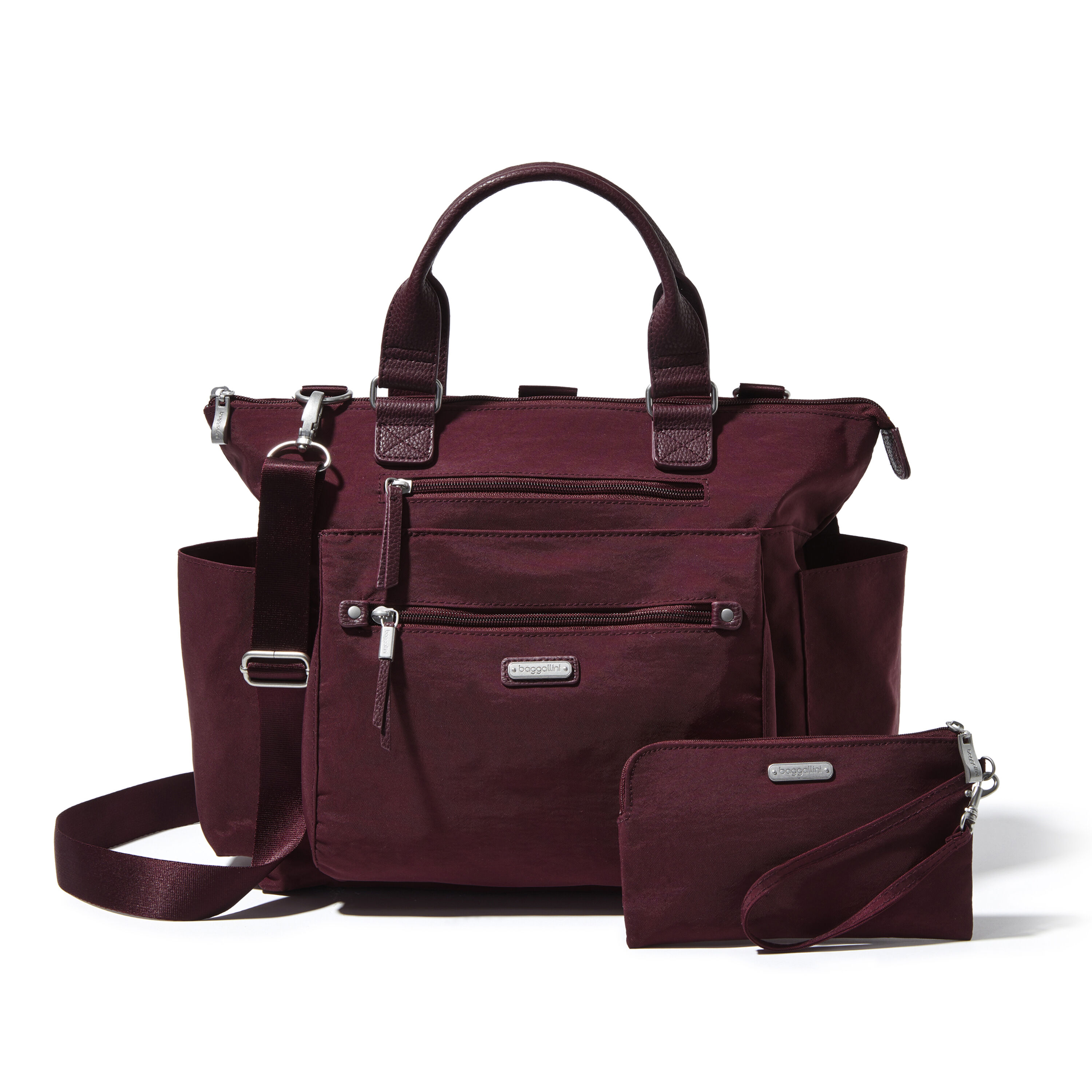 3-In-1 Convertible Backpack With RFID Phone Wristlet