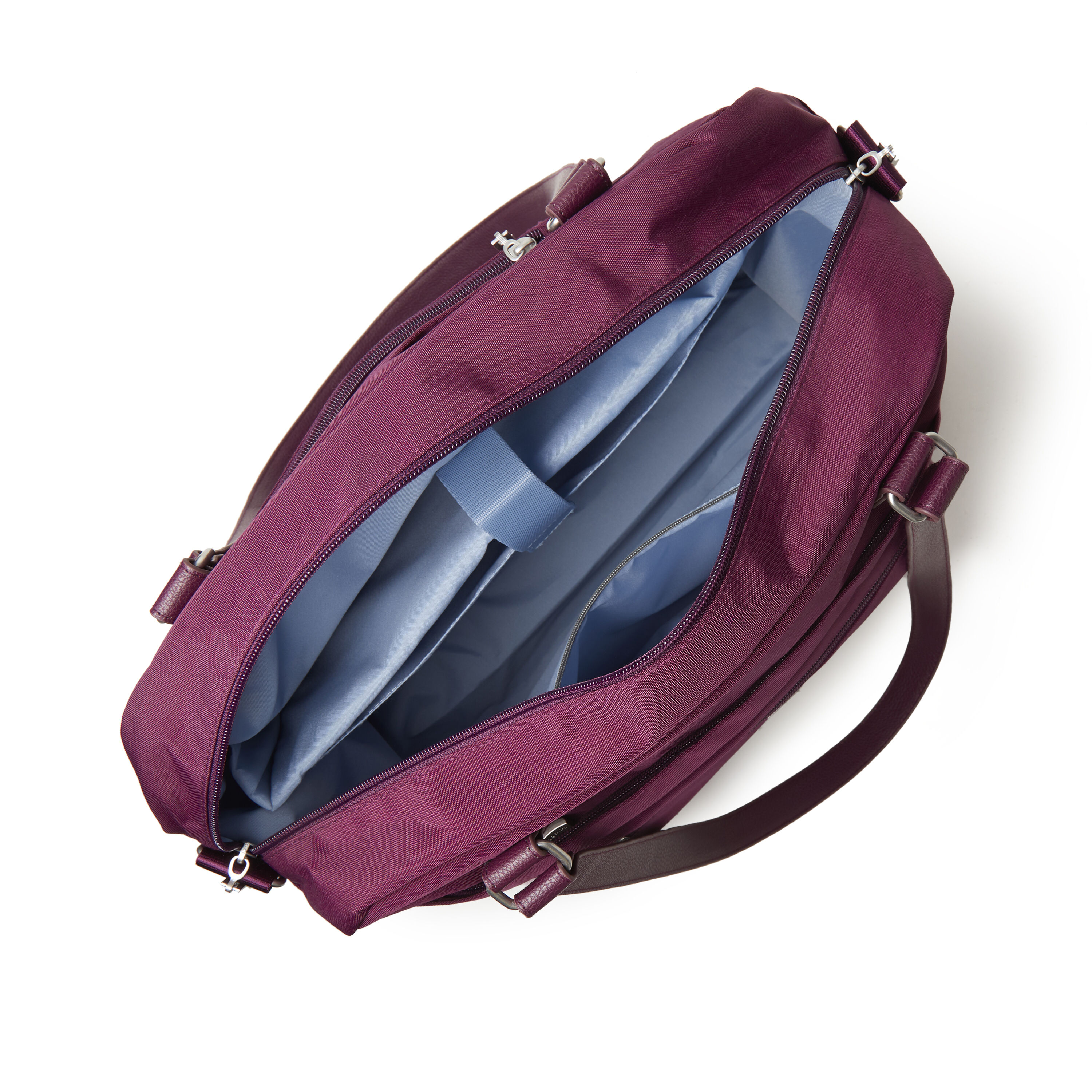 Overnight Expandable Laptop Tote With RFID Phone Wristlet