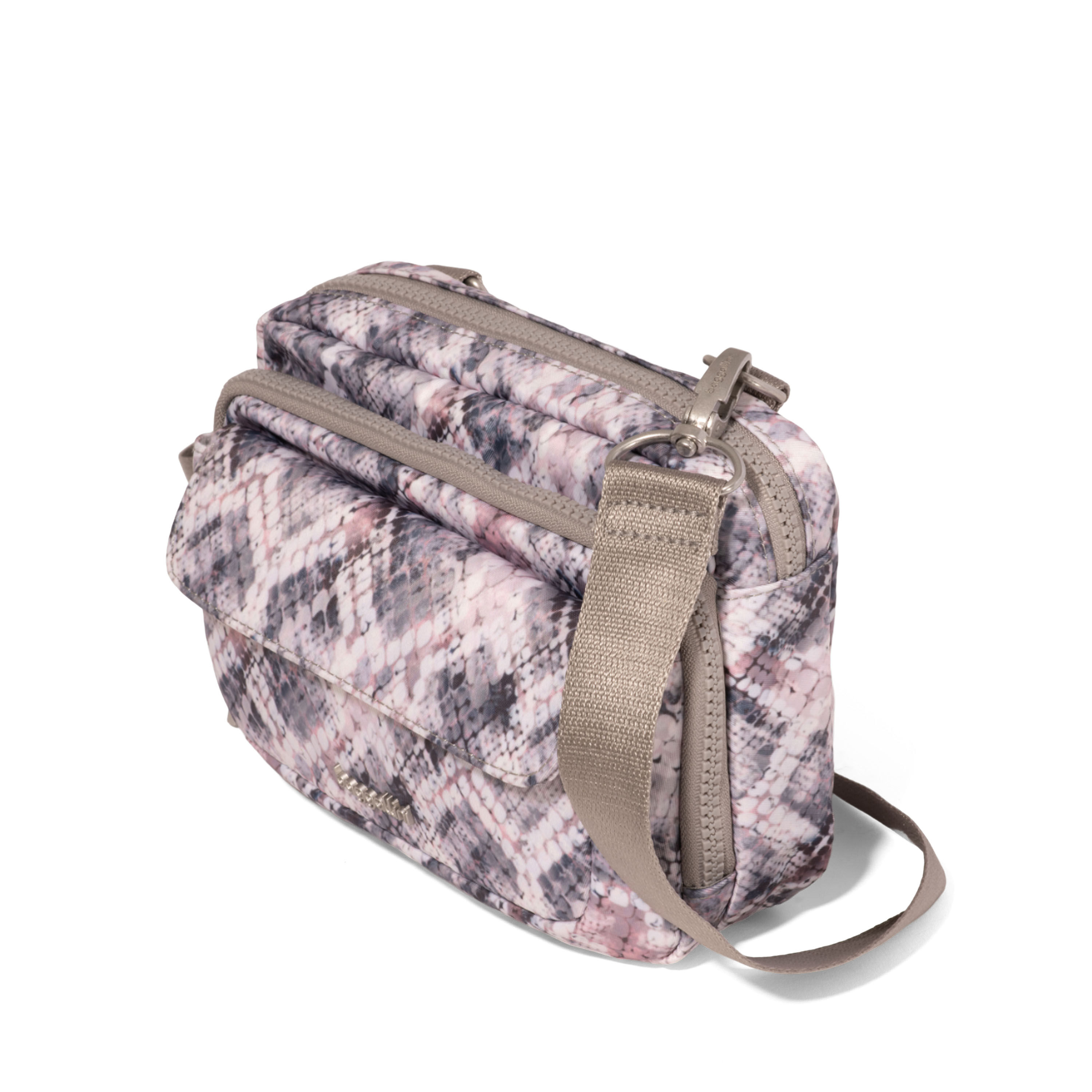 Modern Double Zip Crossbody