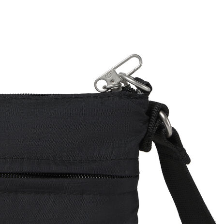 Small Cross Body Bag for Women with Anti-Theft Lock Vegan Nylon Mini Ladies Handbag  Shoulder Bag Side Bag,Red 