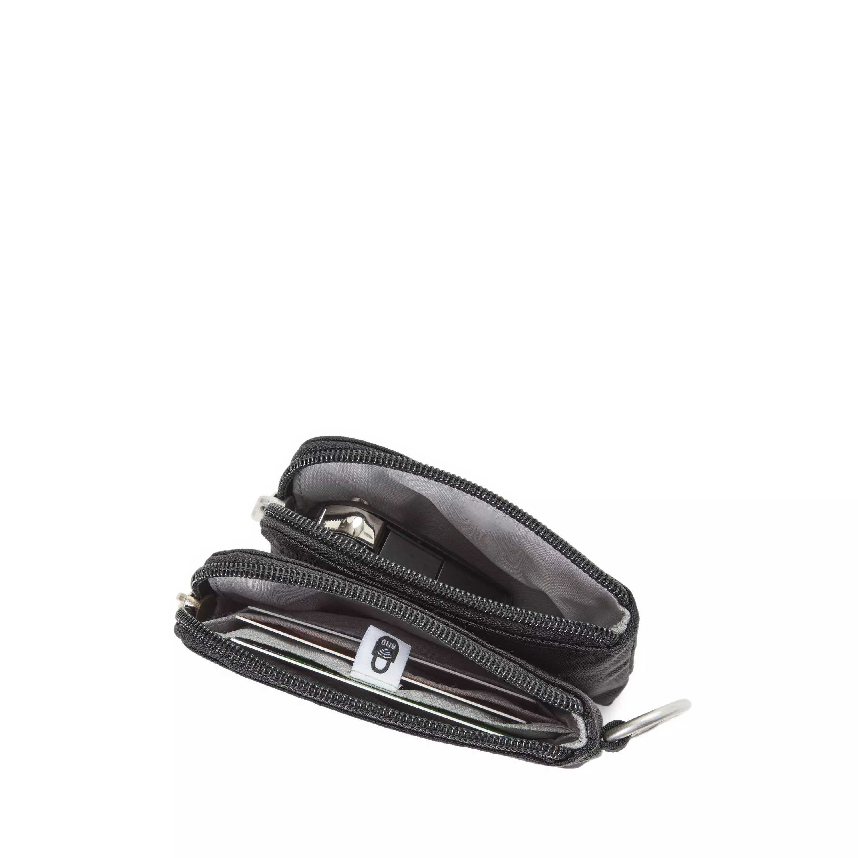 Double Zip Card Pouch