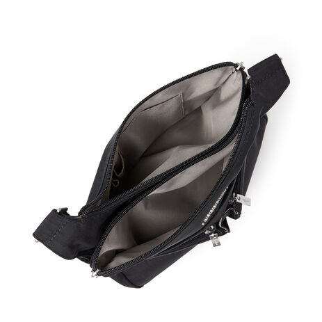 Black Cross Over Crossbody RFID Handbag baggallini