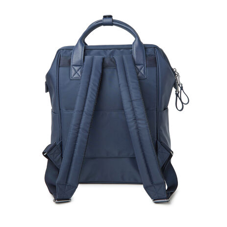 Anello BLUE square hand/ shoulder Bag with Double Handles & Detachable Strap