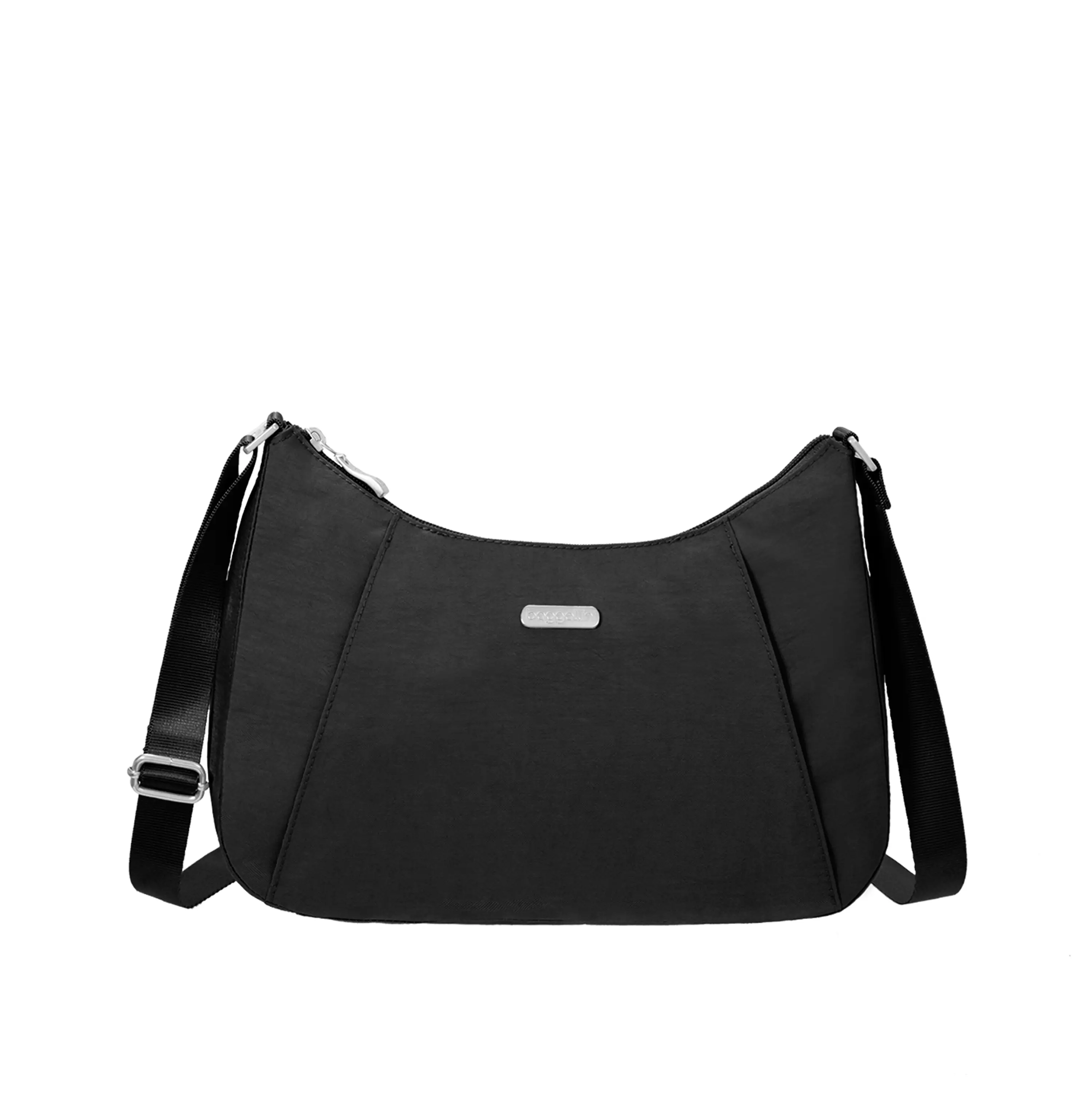 Slim Crossbody Hobo With Rfid