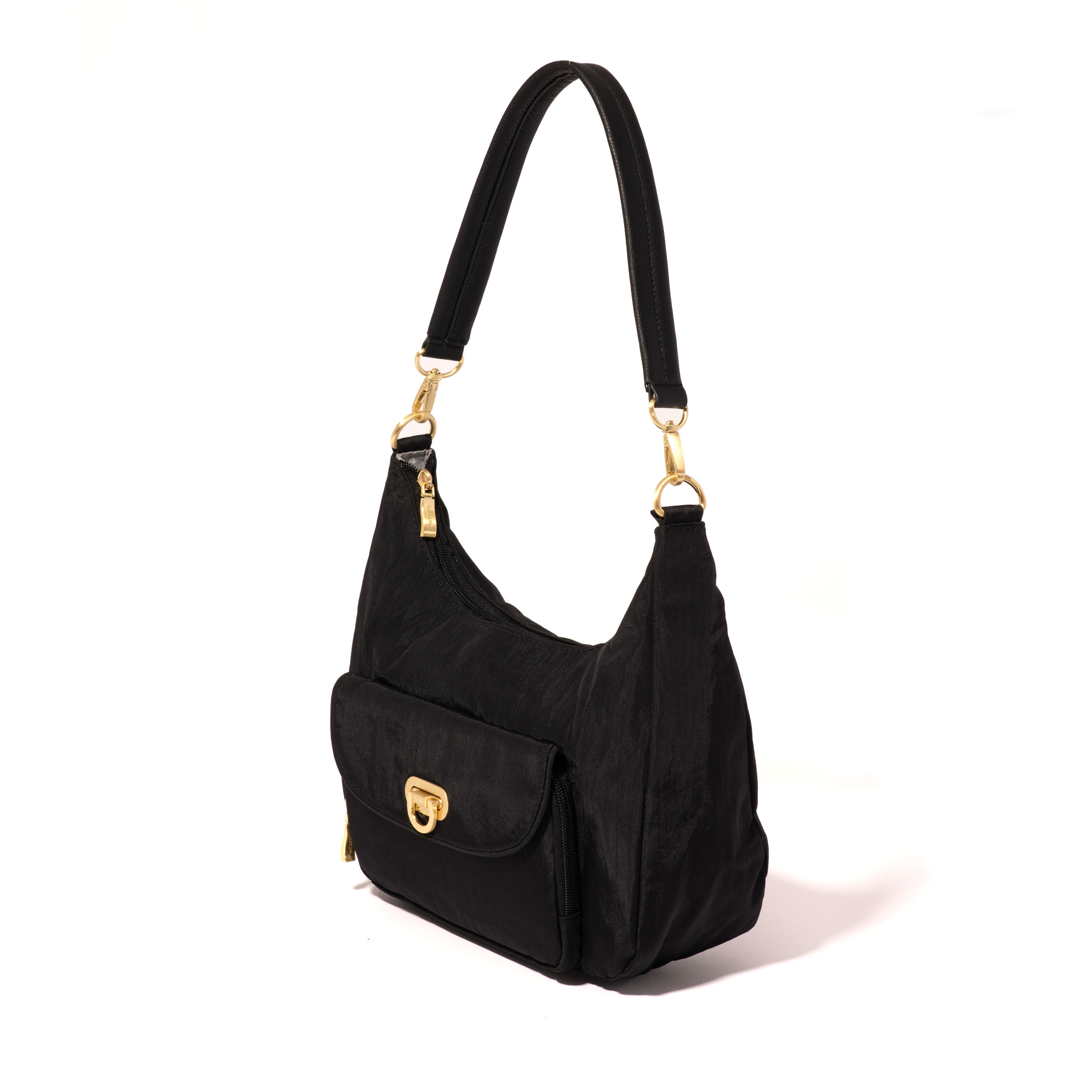 Coastal Flip Lock Half Moon Bag