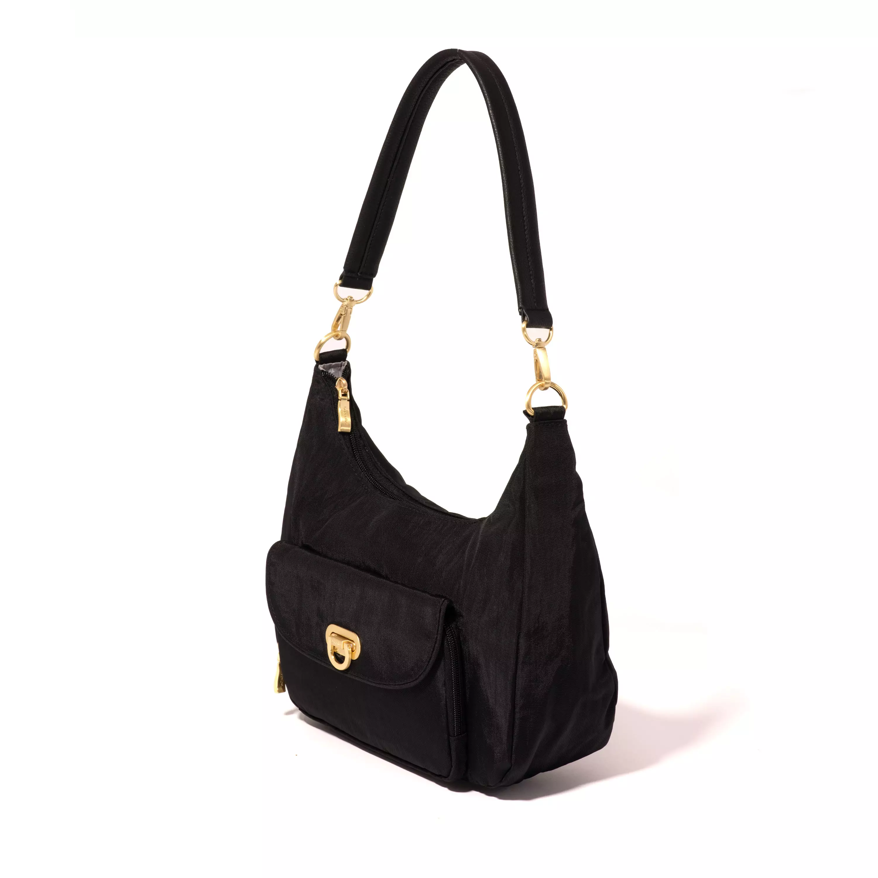 Coastal Flip Lock Half Moon Bag