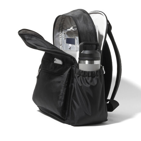 black laptop backpack women Leather Zipper | Backpack Mothers Day Lo & Sons Rowledge 2