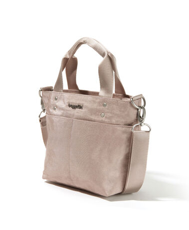 Baggallini Mini Carryall Tote - Sterling Shimmer