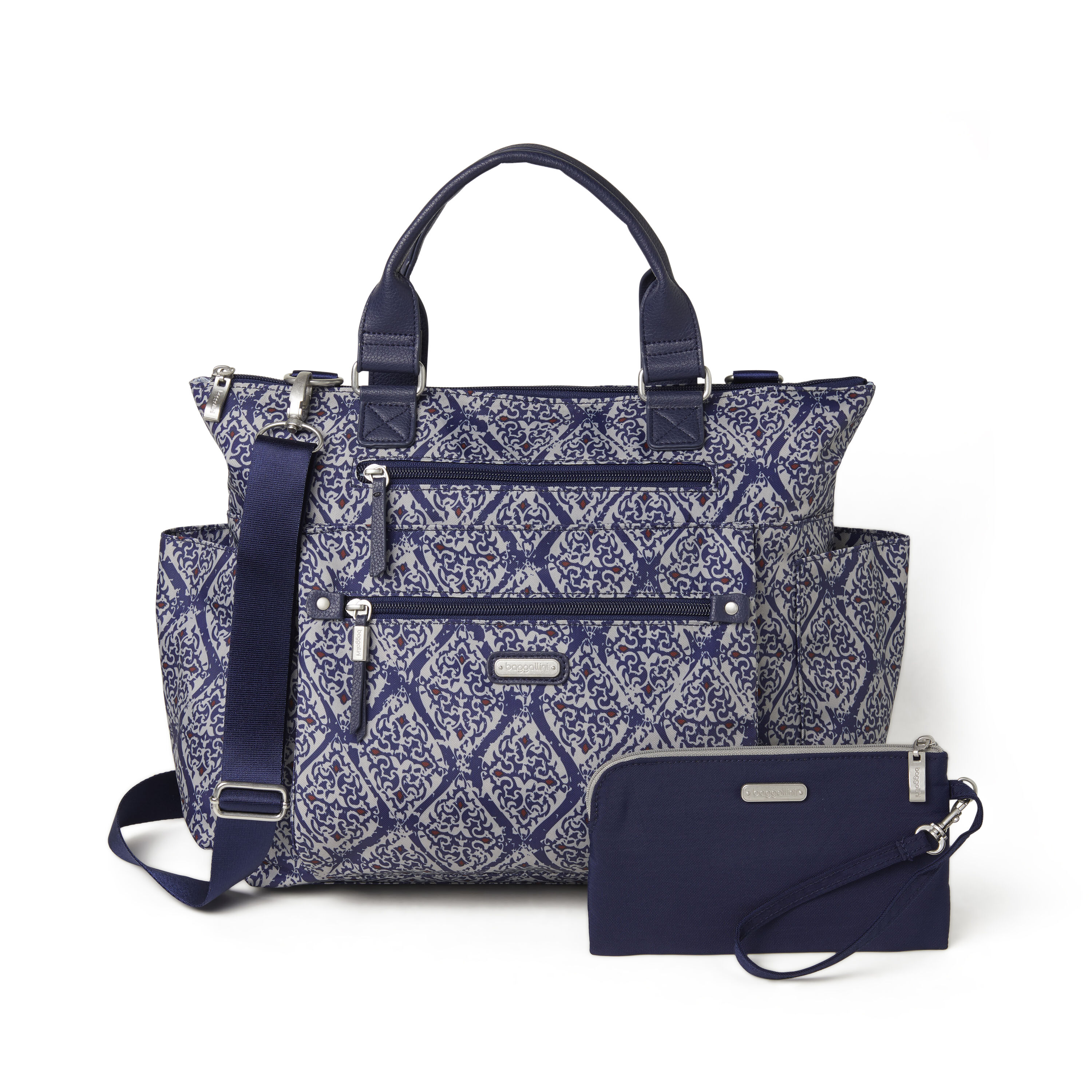 3-In-1 Convertible Backpack With RFID Phone Wristlet