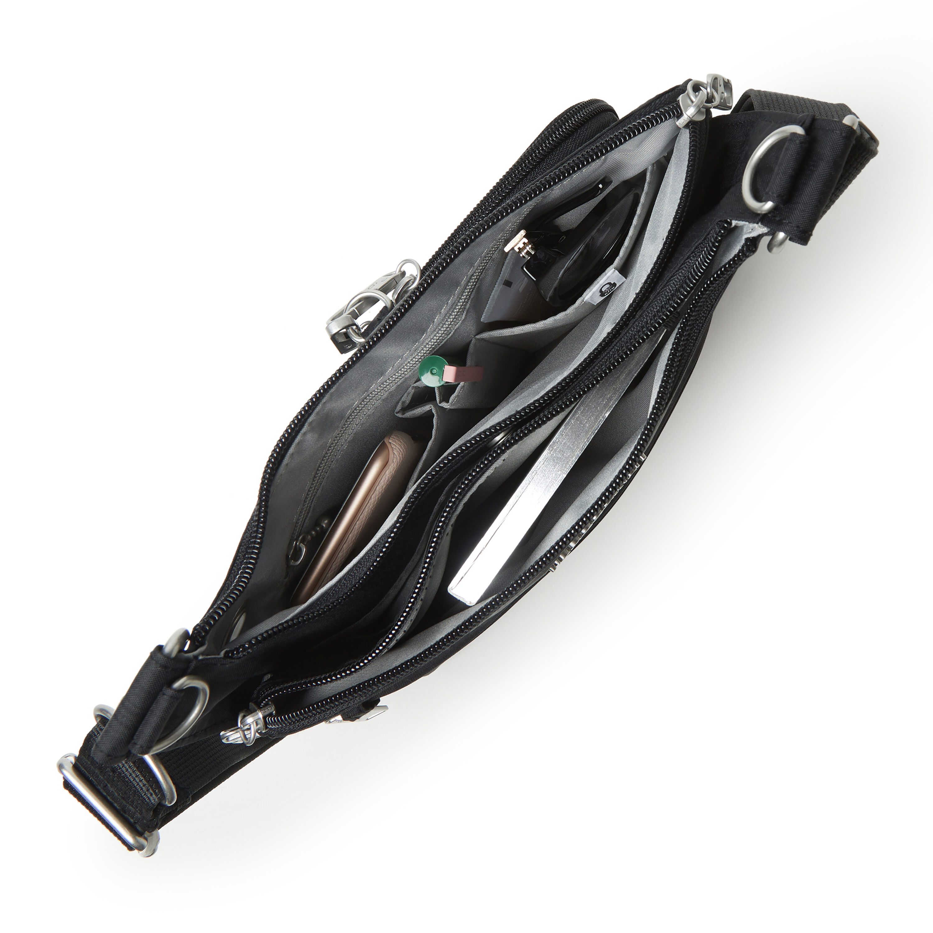 Anti-Theft Charter Crossbody Bag