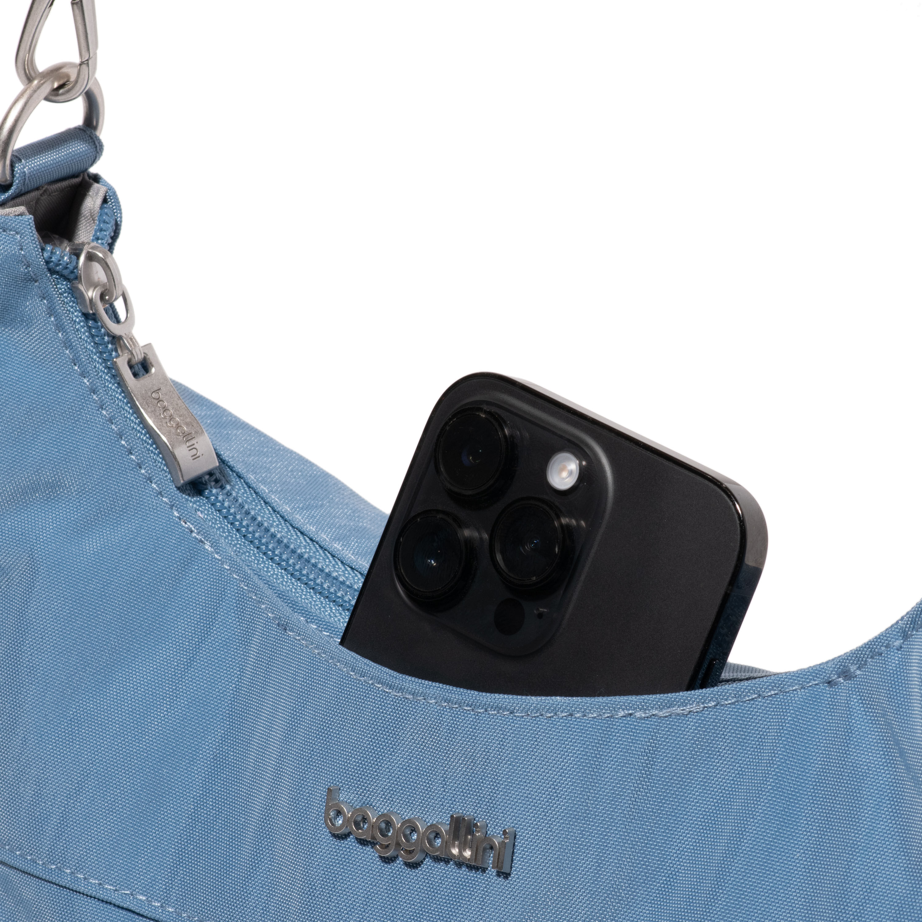 Modern Pocket Half Moon Bag