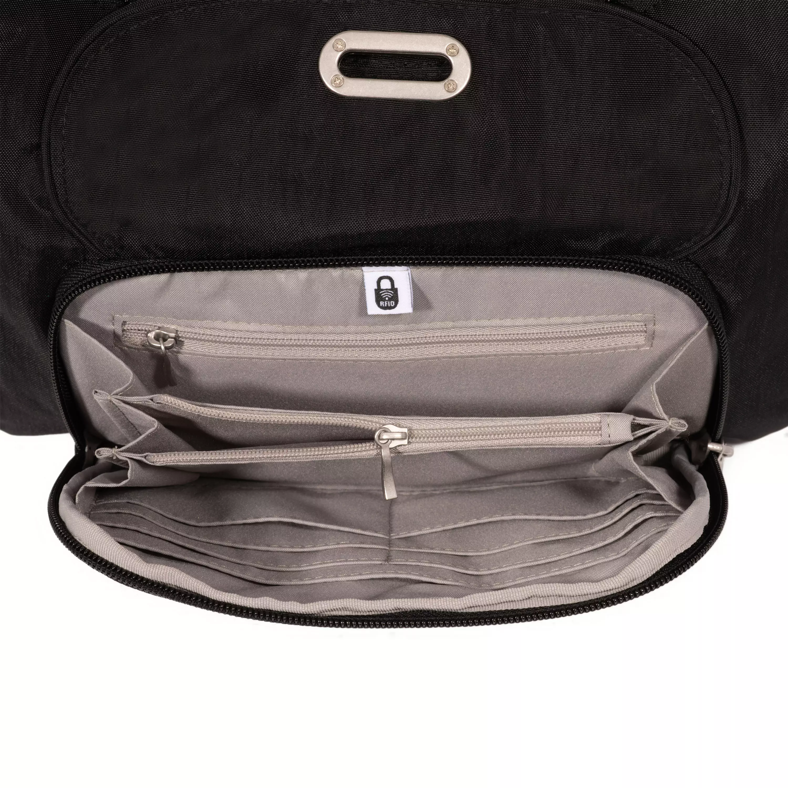 Coastal Flip Lock Half Moon Bag