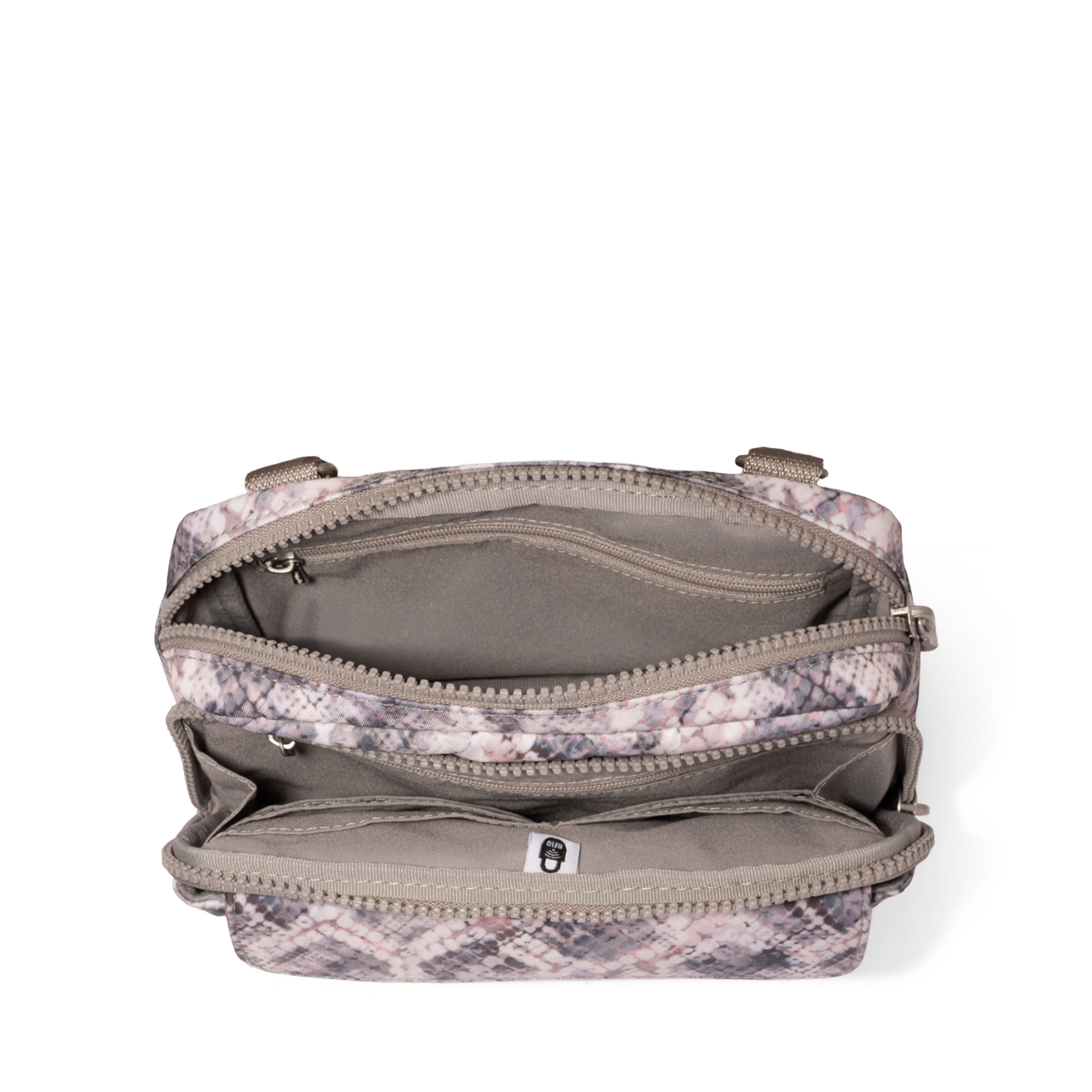 Modern Double Zip Crossbody