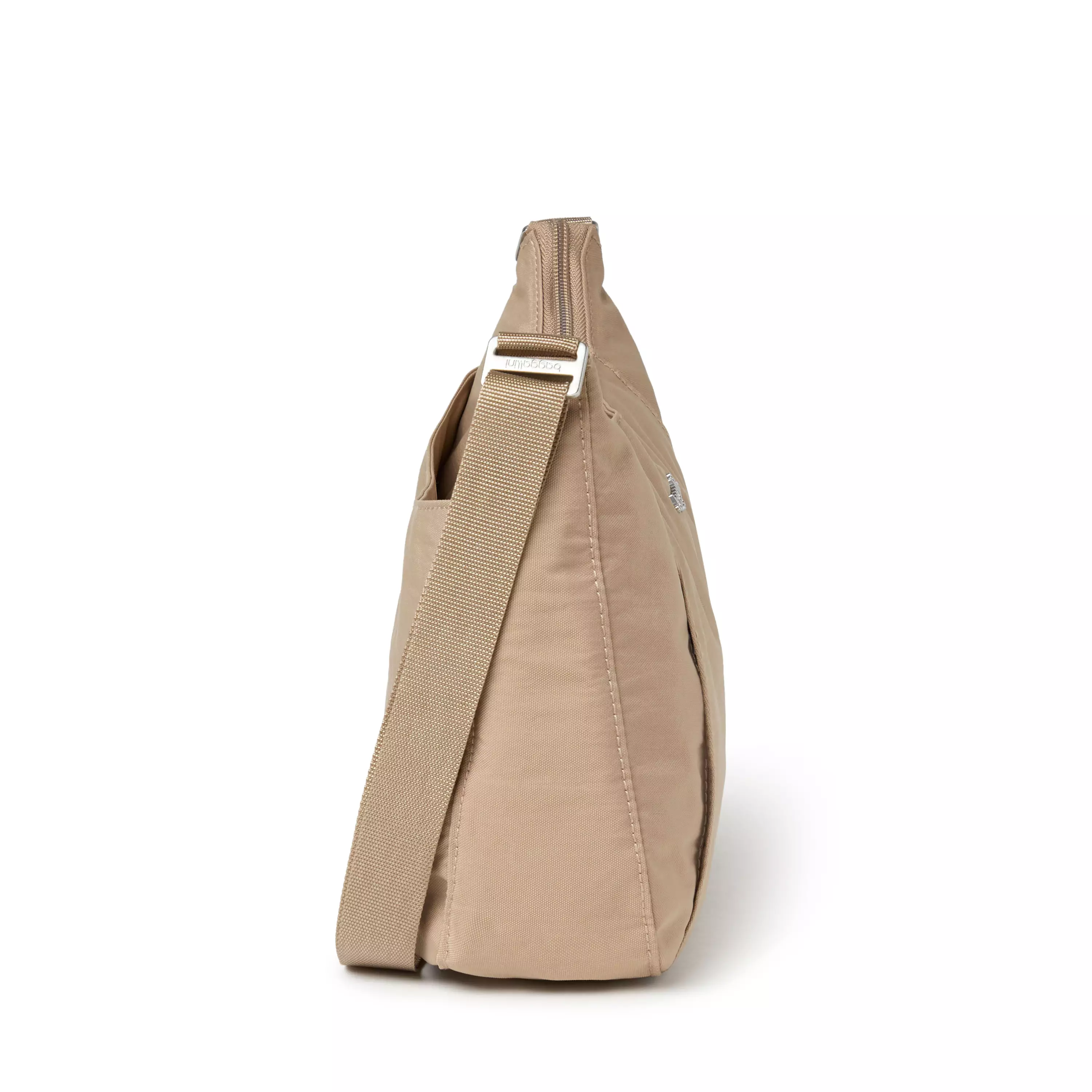 Slim Crossbody Hobo With Rfid