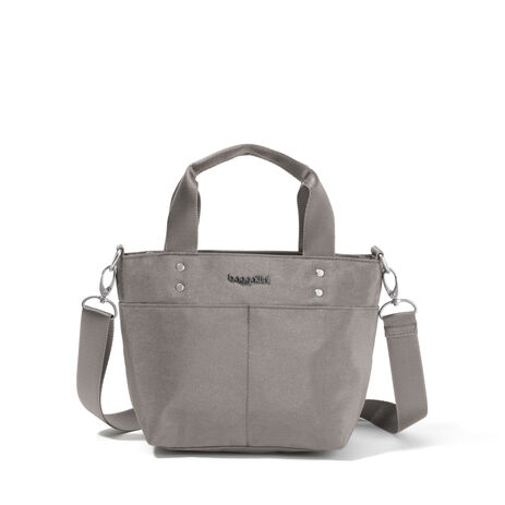 Baggallini Mini Carryall Tote - Sterling Shimmer Baggallini Mini Carryall Tote - Sterling Shimmer