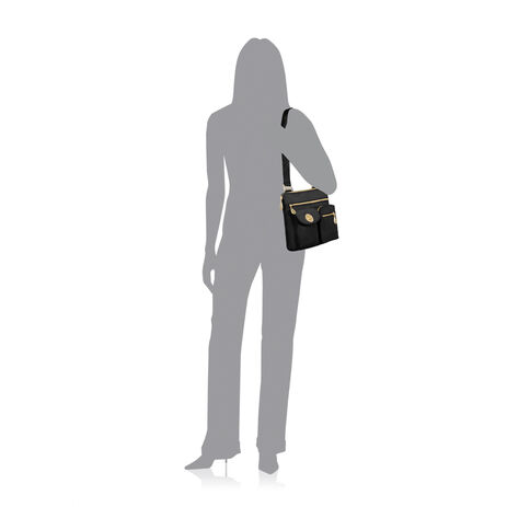 Stylish Cheetah Crossbody Handbag - Gold Sydney | baggallini Stylish Cheetah Crossbody Handbag - Gold Sydney | baggallini