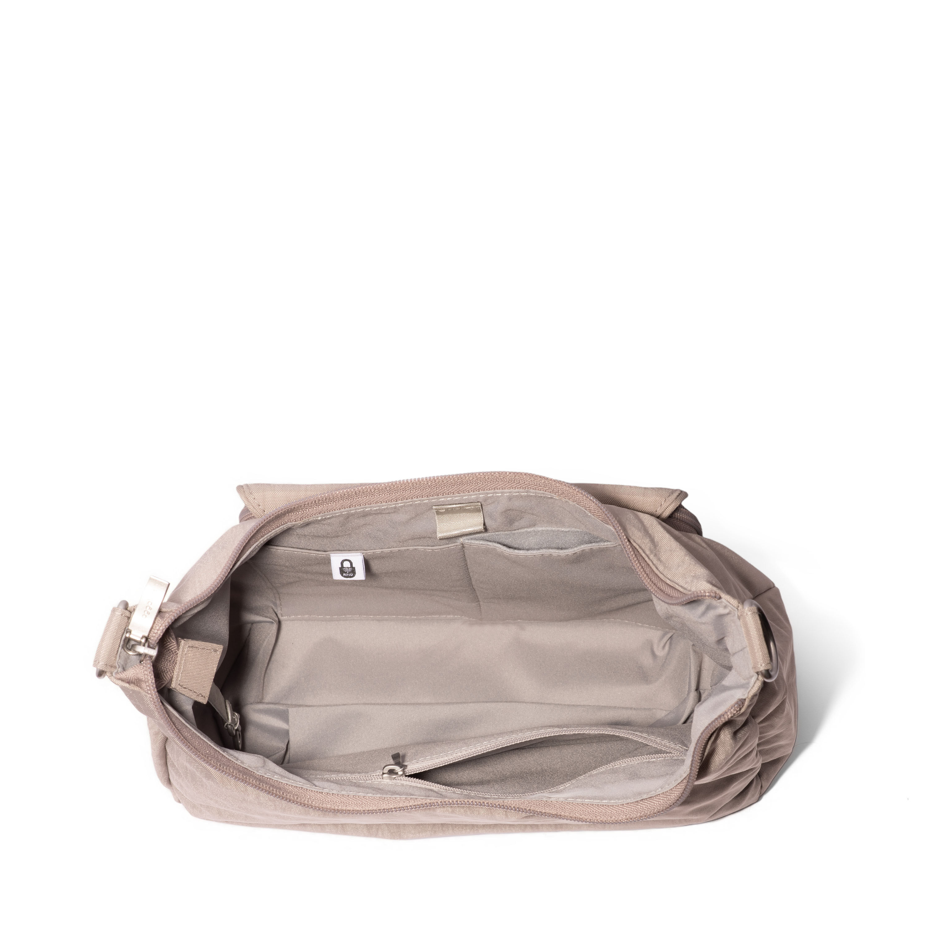 Coastal Flip Lock Half Moon Bag