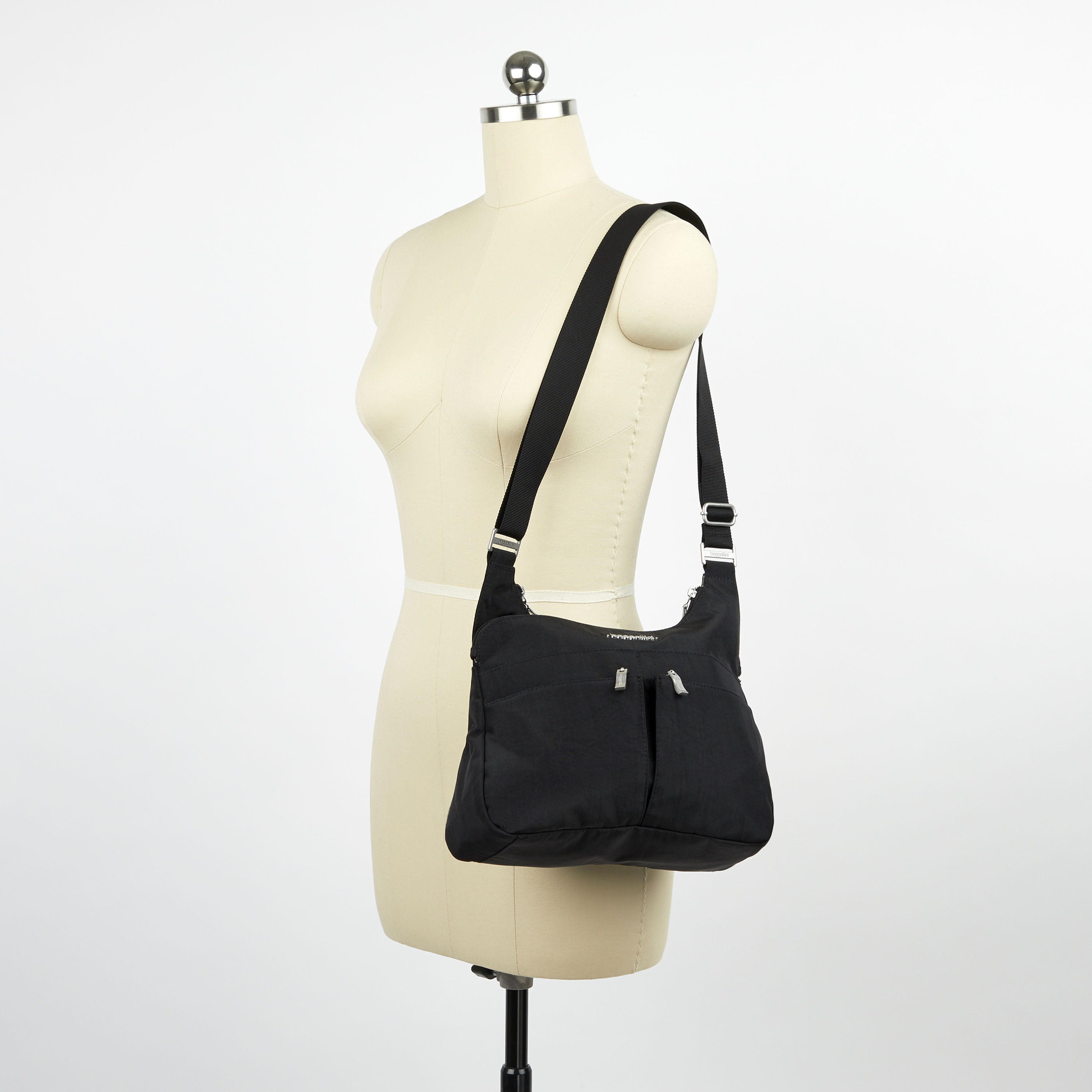 Blue Cross Over Crossbody RFID Handbag baggallini