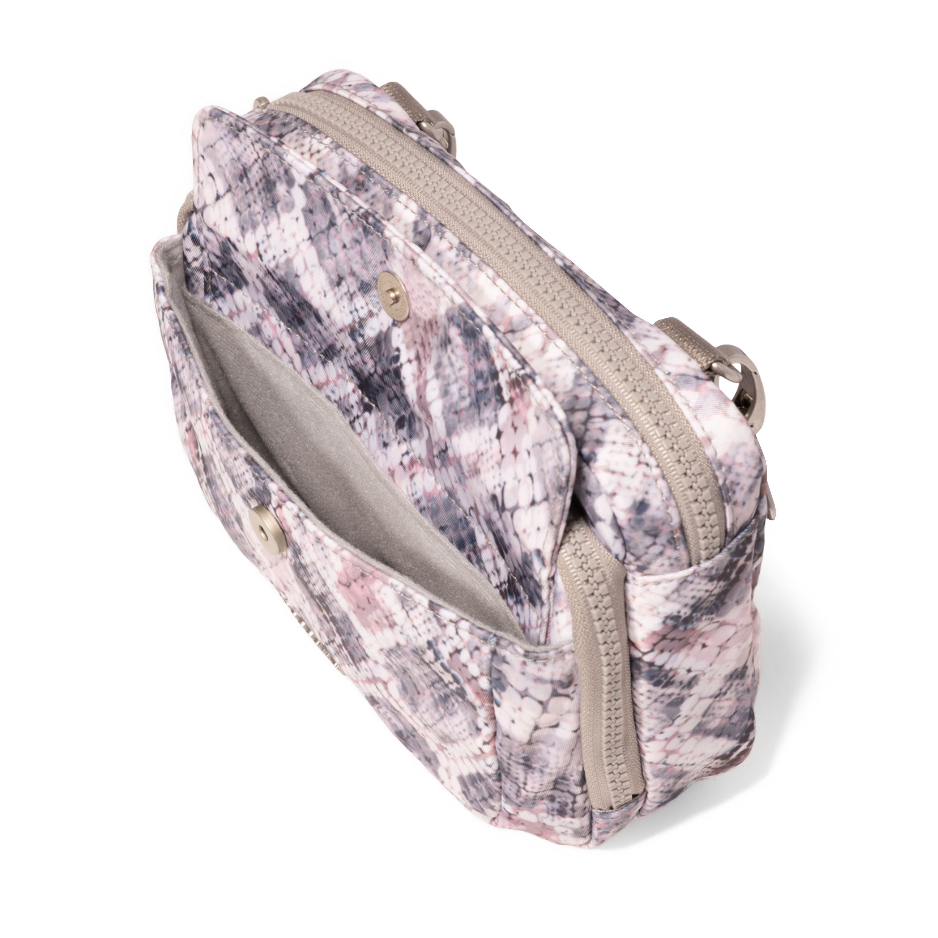 Modern Double Zip Crossbody