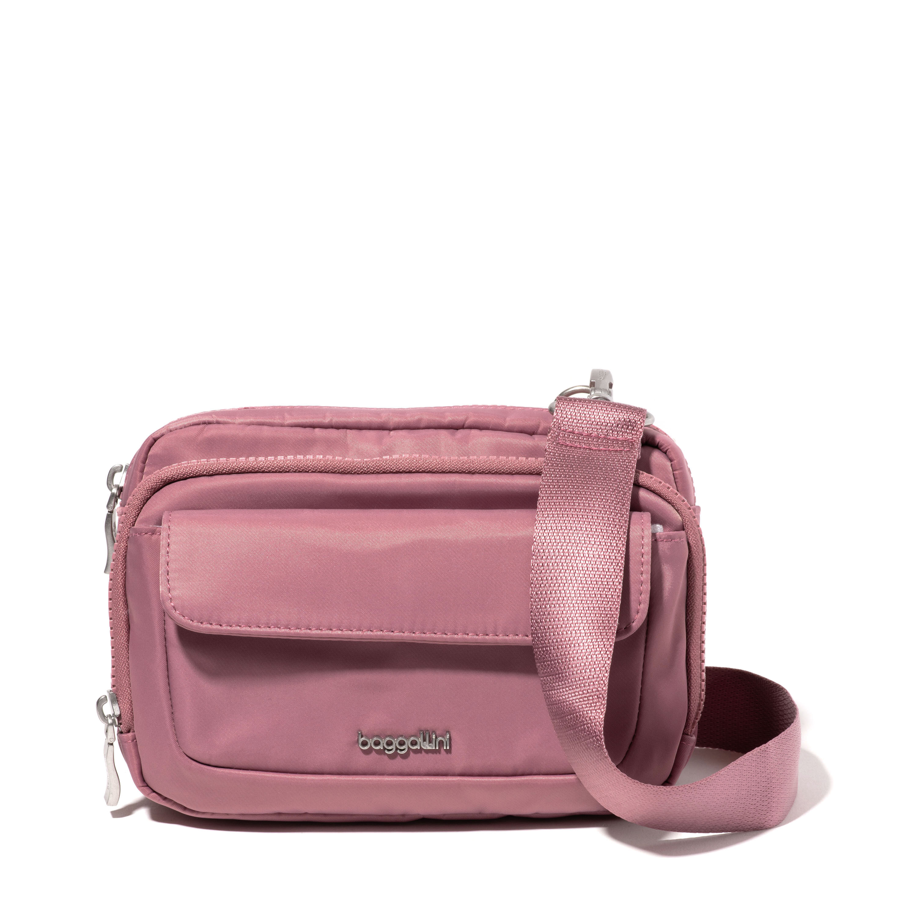 Modern Double Zip Crossbody