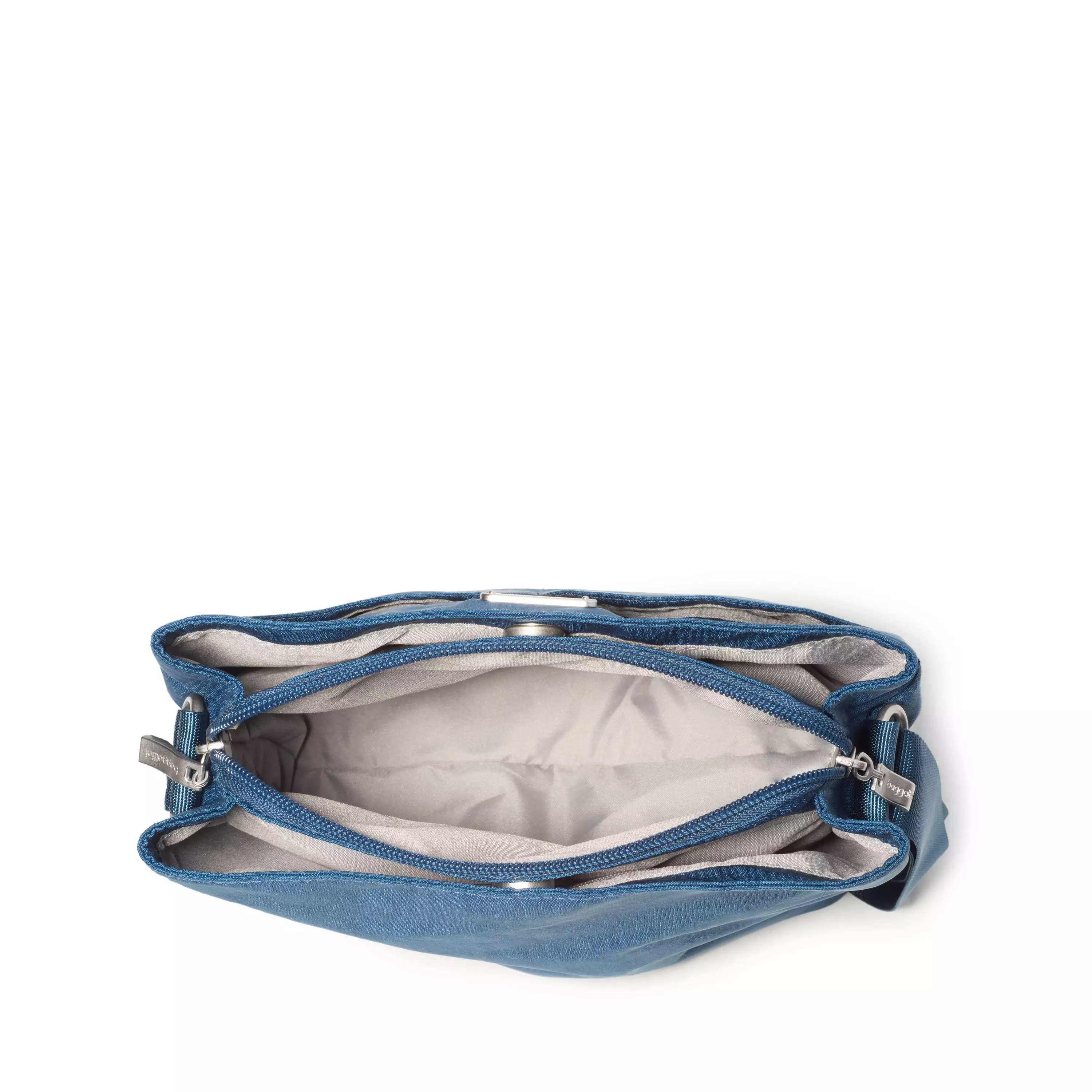 Triple Compartment Crossbody Bag