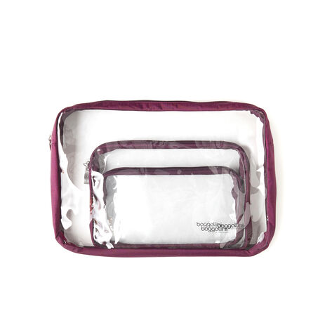 Baggallini Clear Travel Pouches — Travel Style Luggage